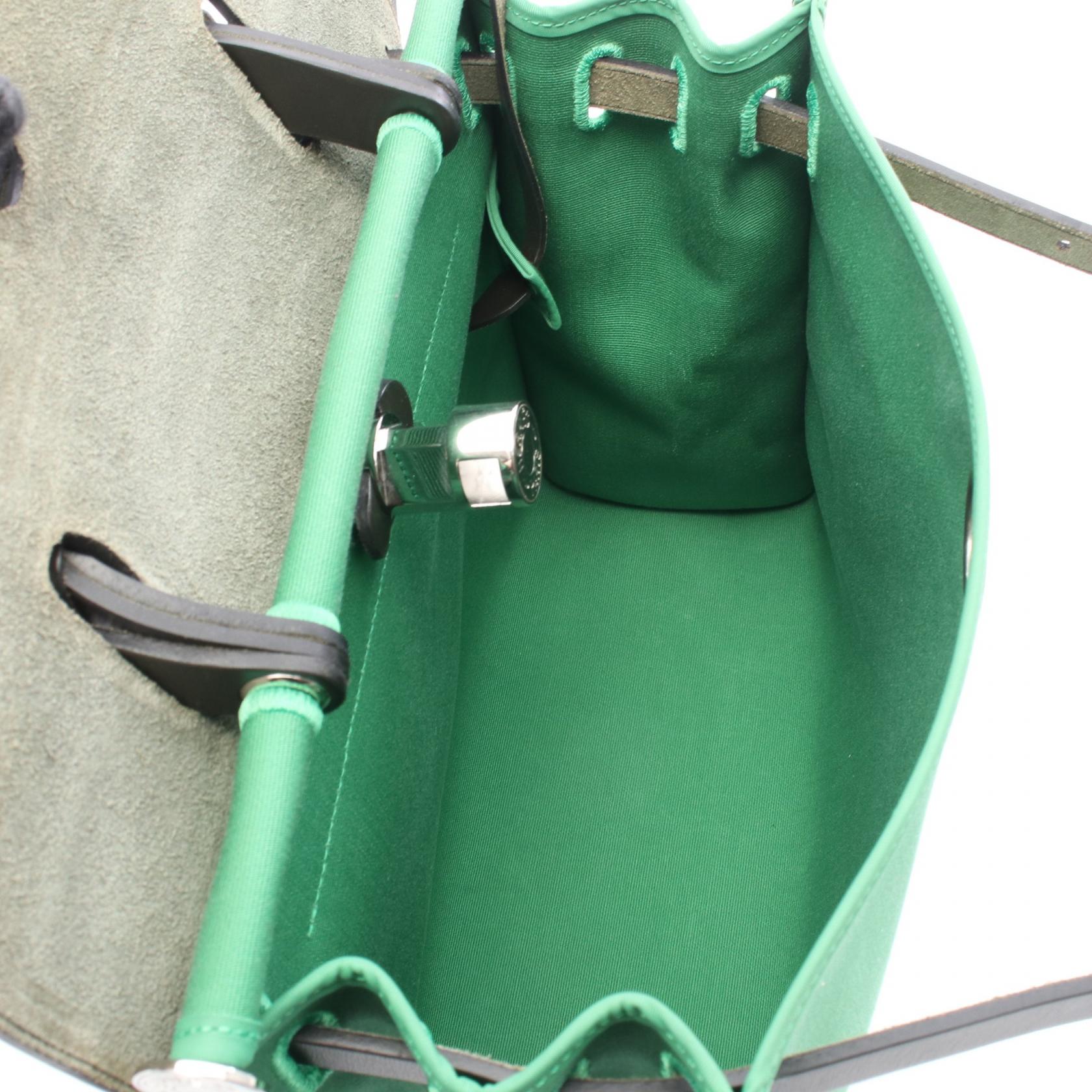 エルメス エールバッグジップPM トワルオフィシエ ヴァッシュハンター 2WAYハンドバッグ