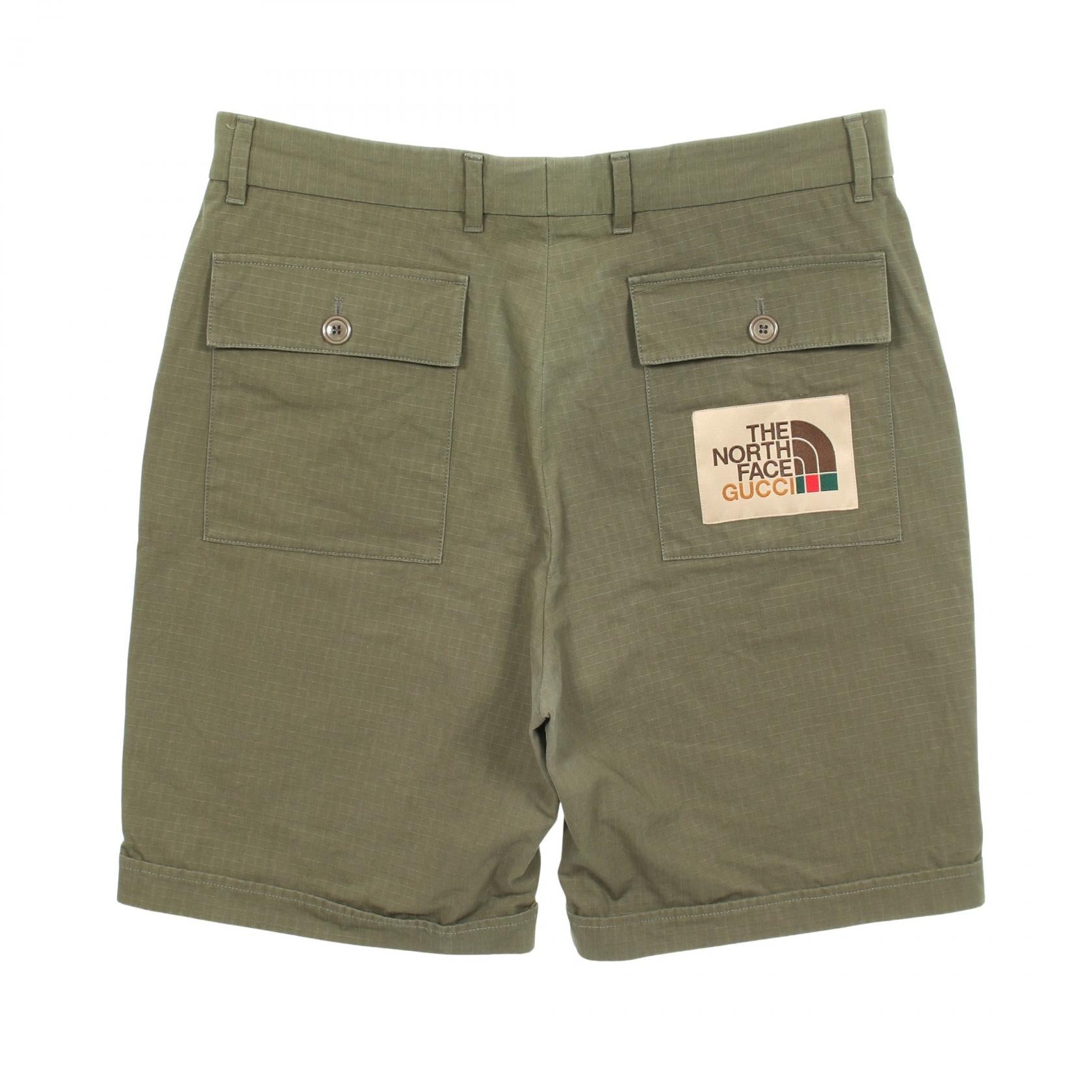 グッチ × ザ・ノース・フェイス コットンショートパンツ