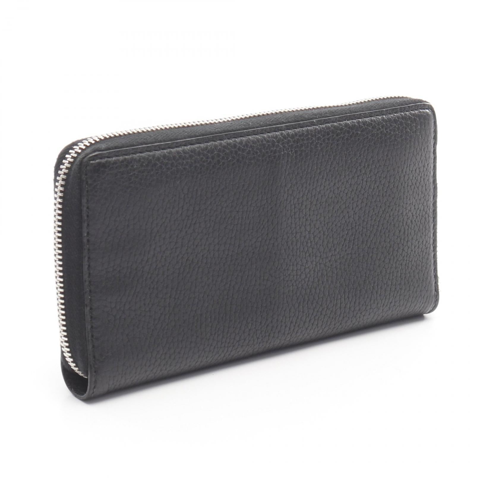 グッチ ロゴ ジップ アラウンド レザー ウォレット