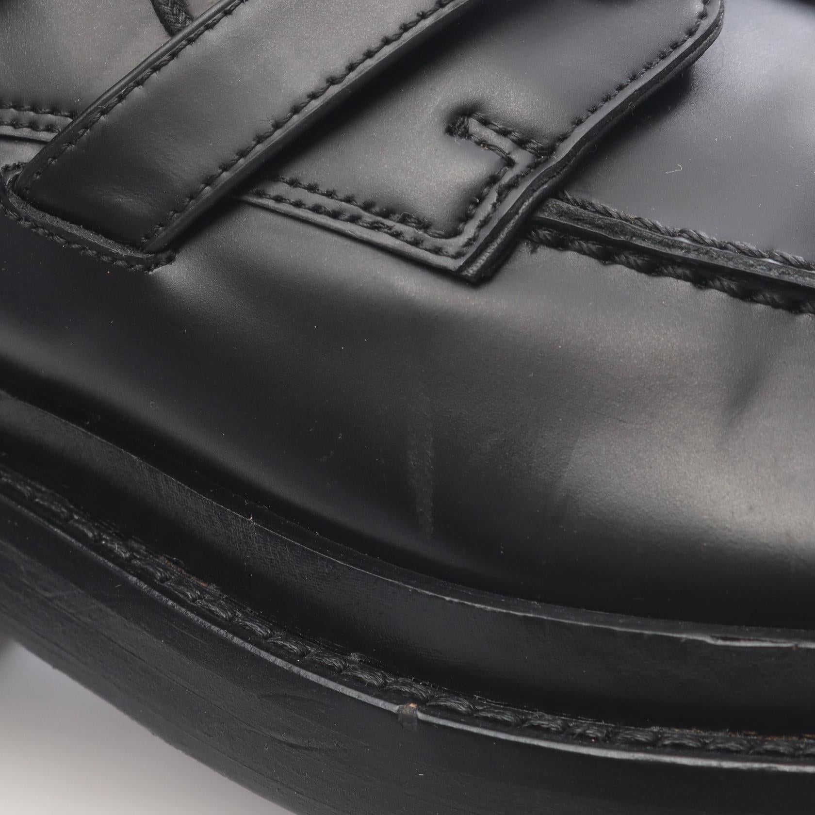 エルメス ファーストケリーバックル レザーローファー