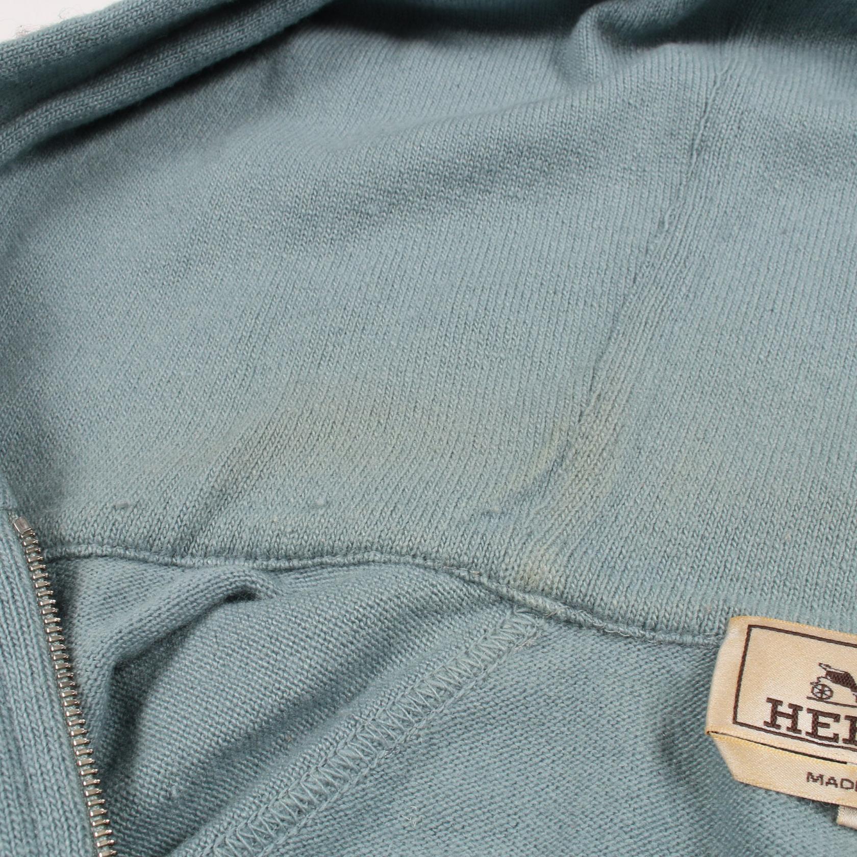 エルメス ウールカシミヤニットパーカー