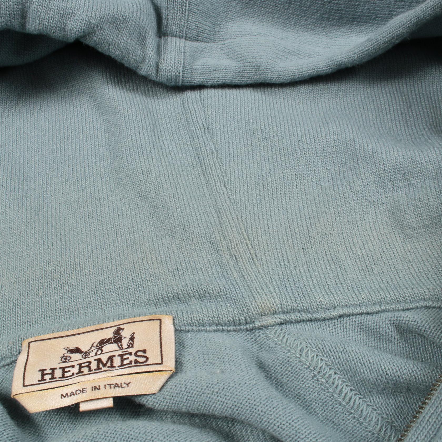 エルメス ウールカシミヤニットパーカー
