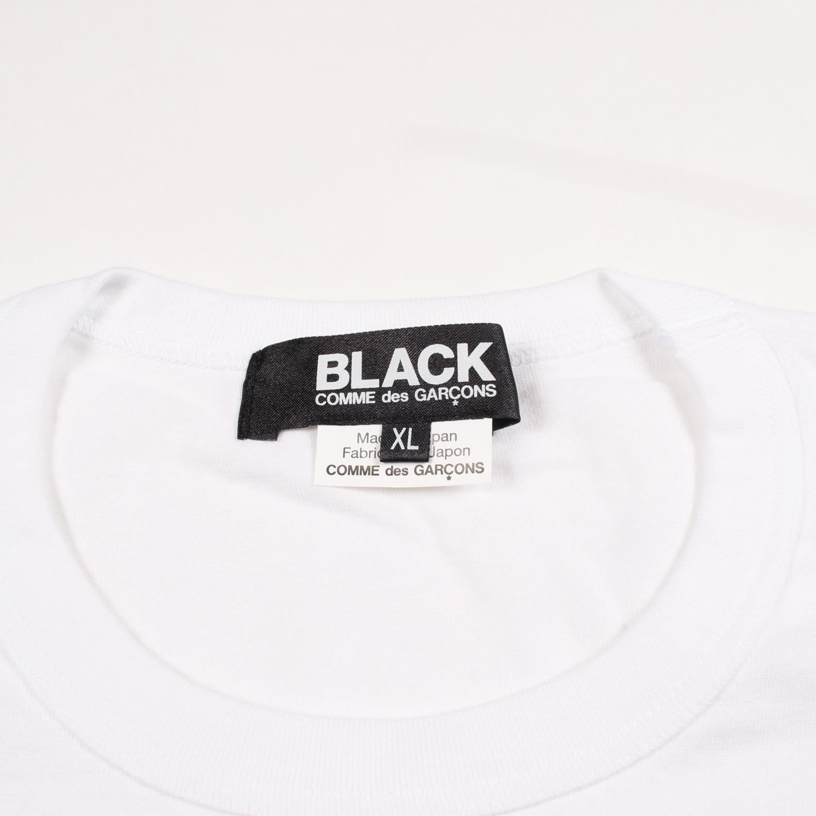 ブラックコムデギャルソン コットン 半袖Tシャツ