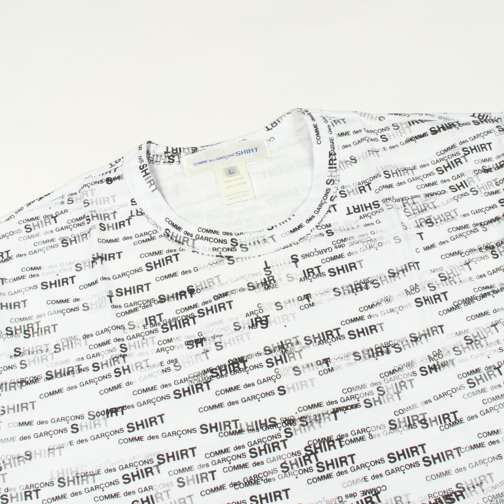 コムデギャルソンシャツ コットン半袖Tシャツ
