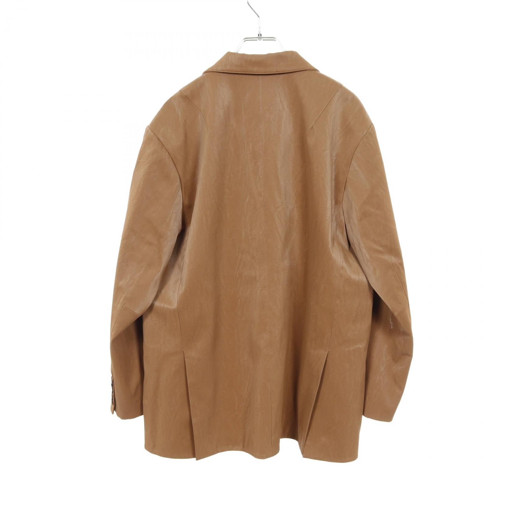 プランクプロジェクト Multi Fabric フェイクレザージャケット