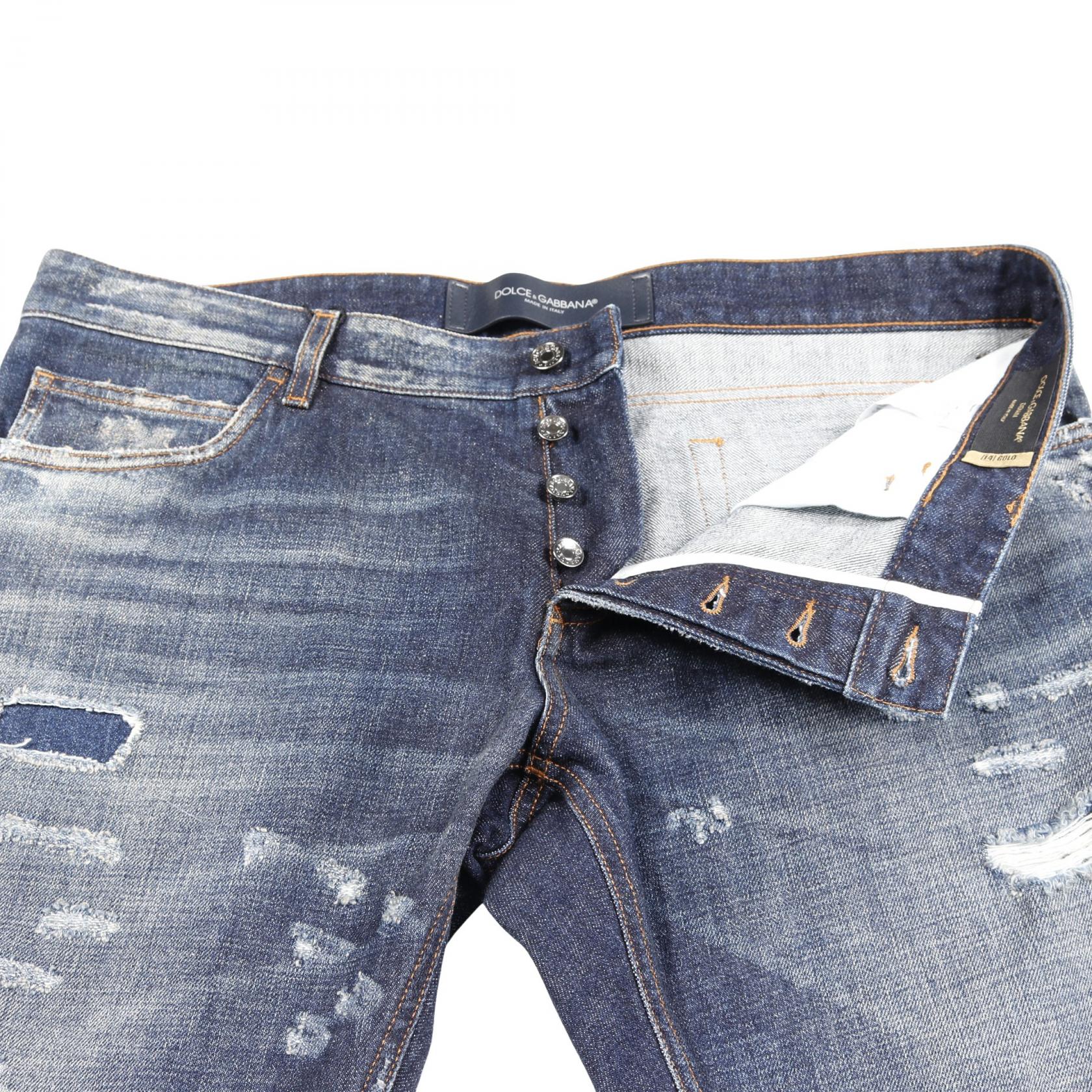 ドルチェ & ガッバーナ コットン デニム パンツ