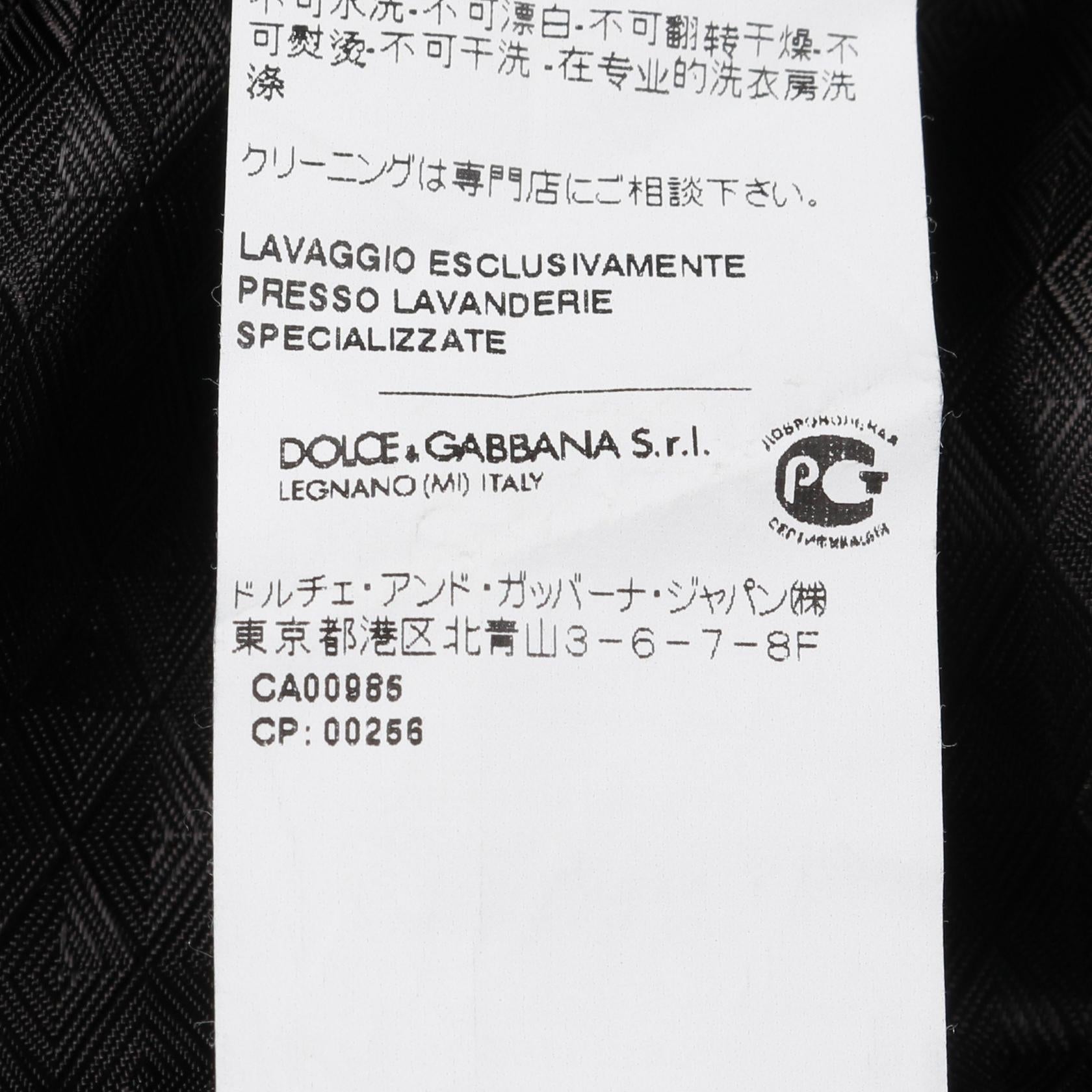 ドルチェ & ガッバーナ ゴート レザー ジャケット