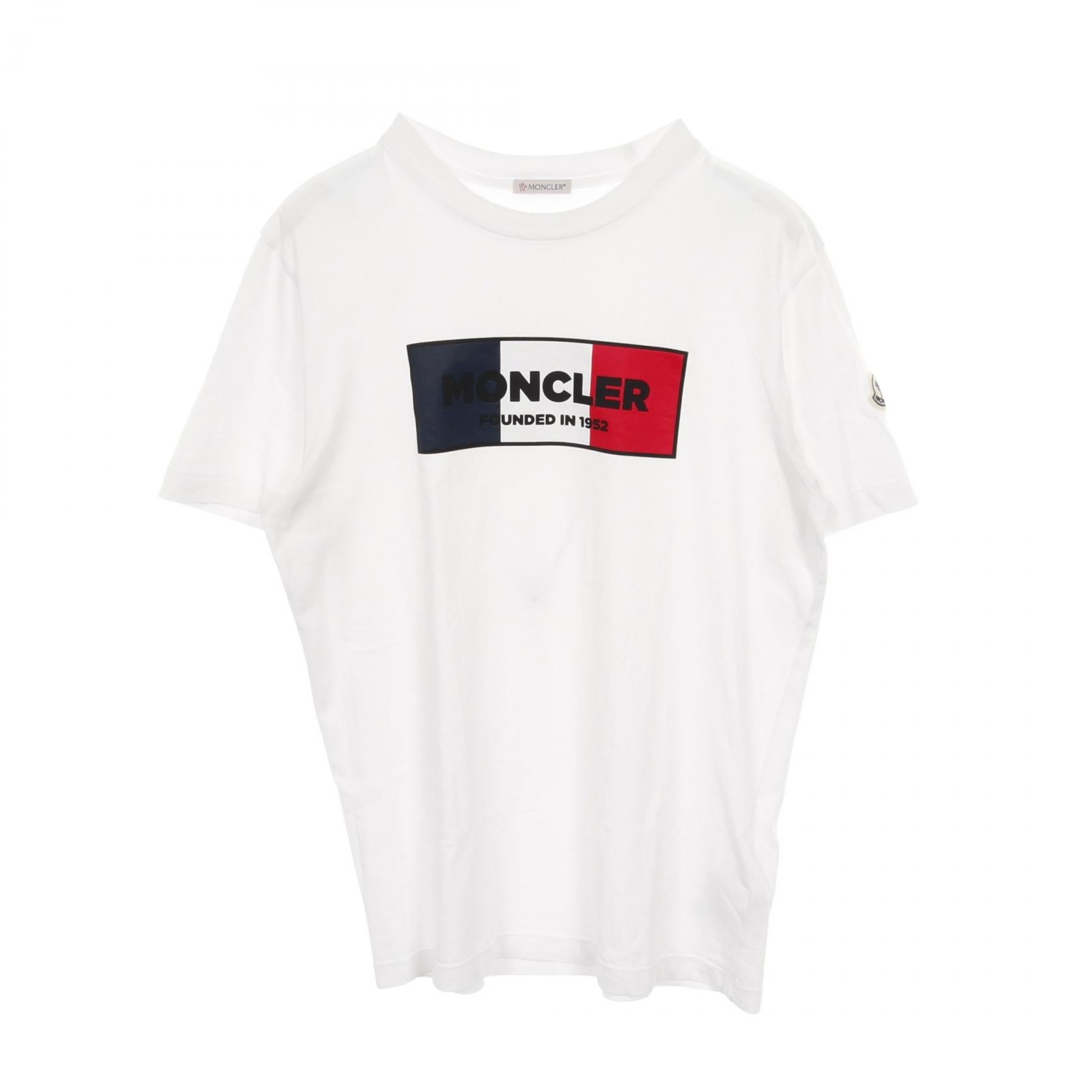 モンクレール ロゴ コットン Tシャツ