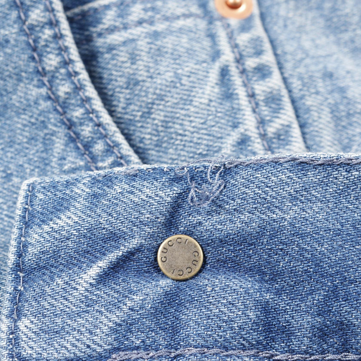 グッチ コットンデニムパンツ