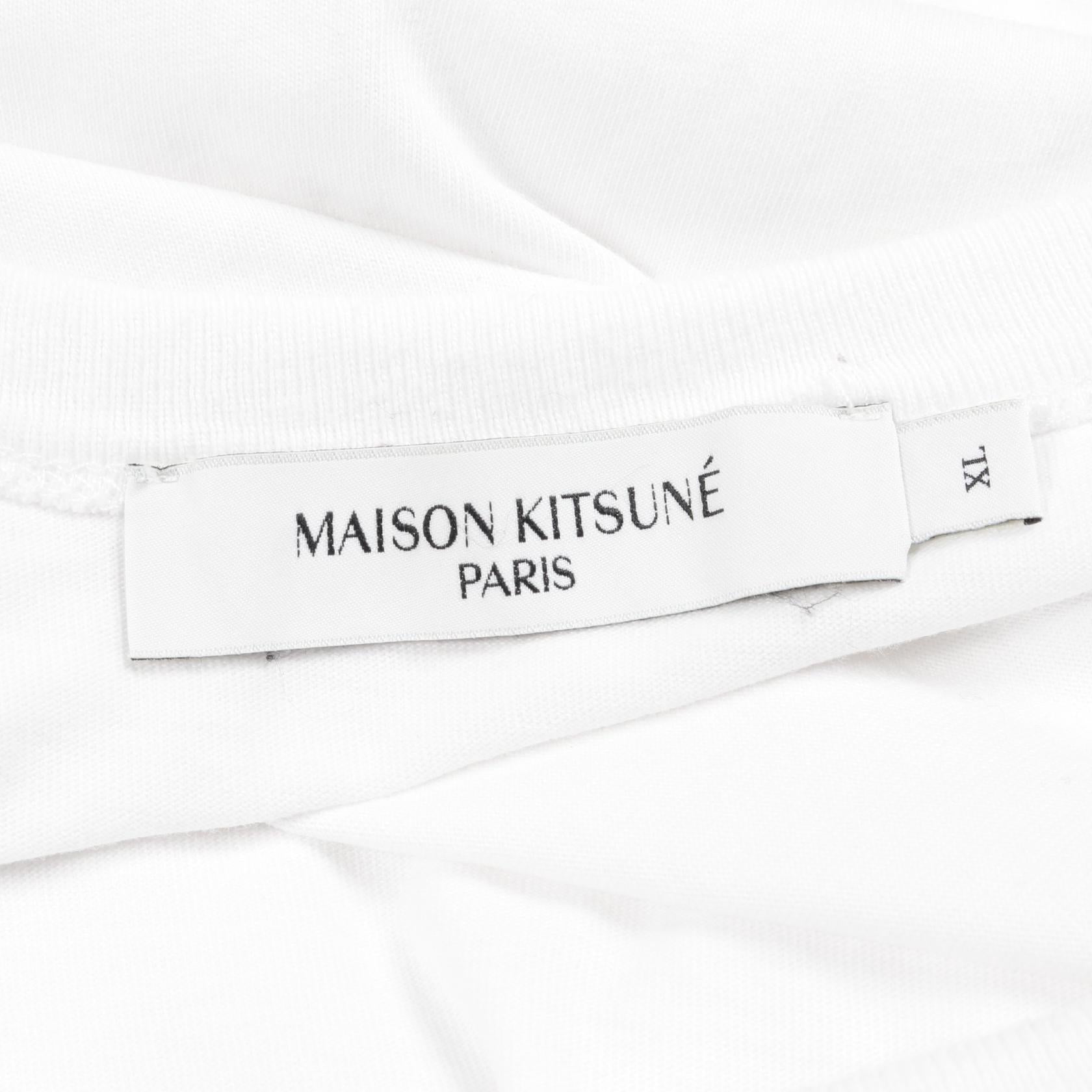 メゾン キツネ フォックス ヘッド パッチ コットン トップ