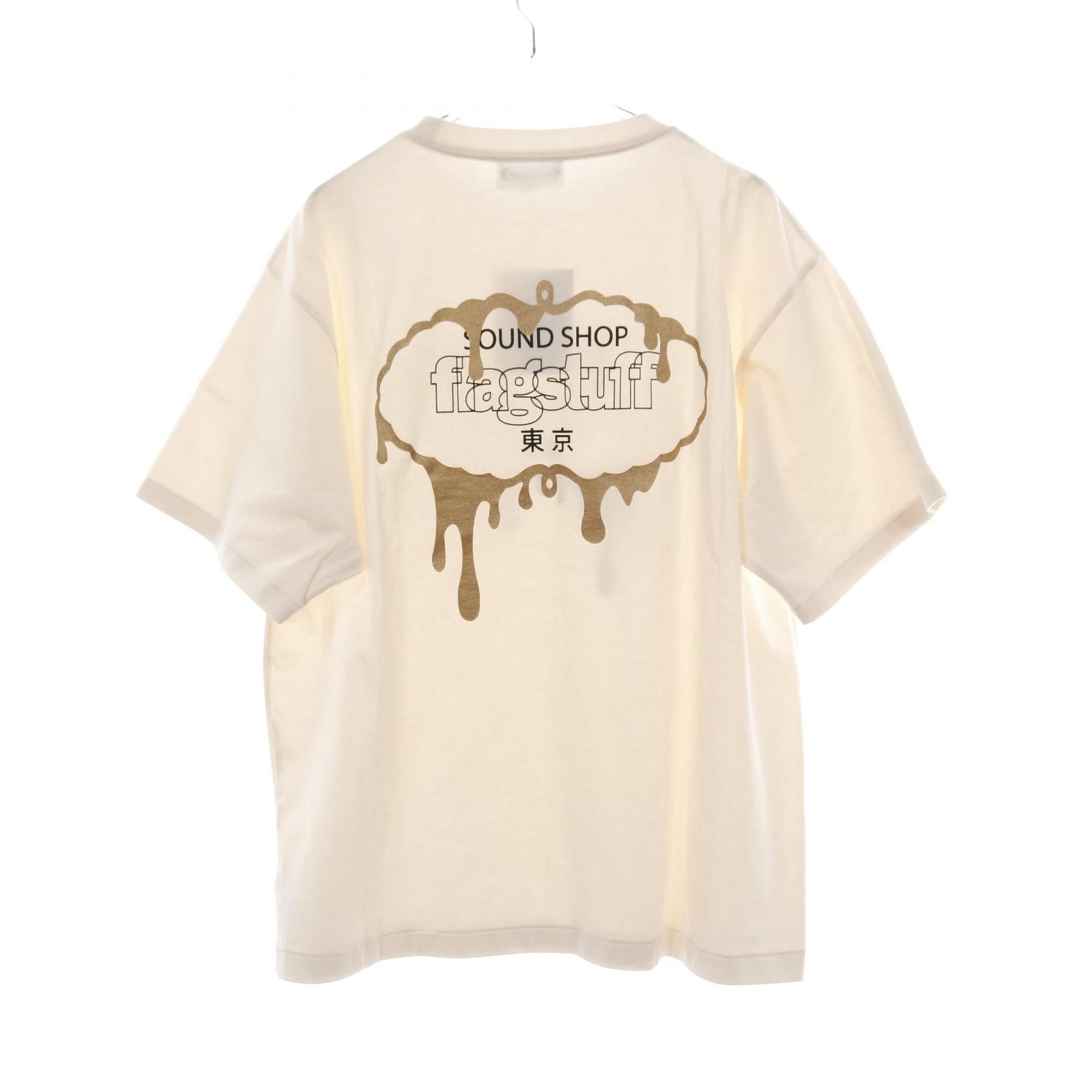FLAGSTUFF F-LAGSTUF-F × SOUND SHOP コットン トップ