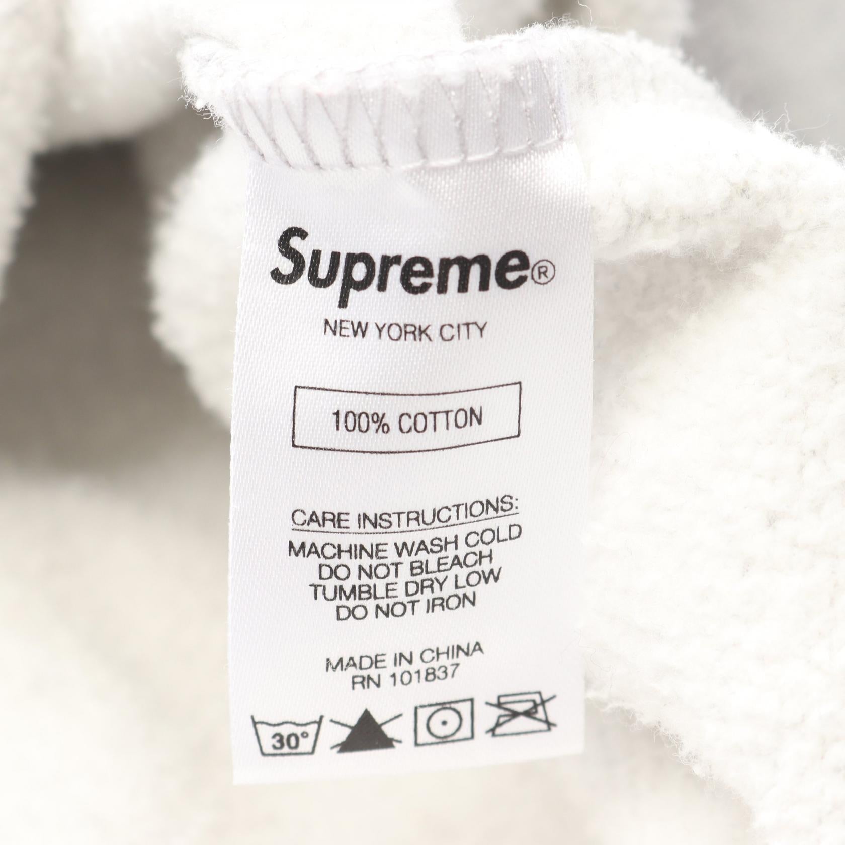 Supreme ビッグ アーク クルーネック コットン スウェットシャツ