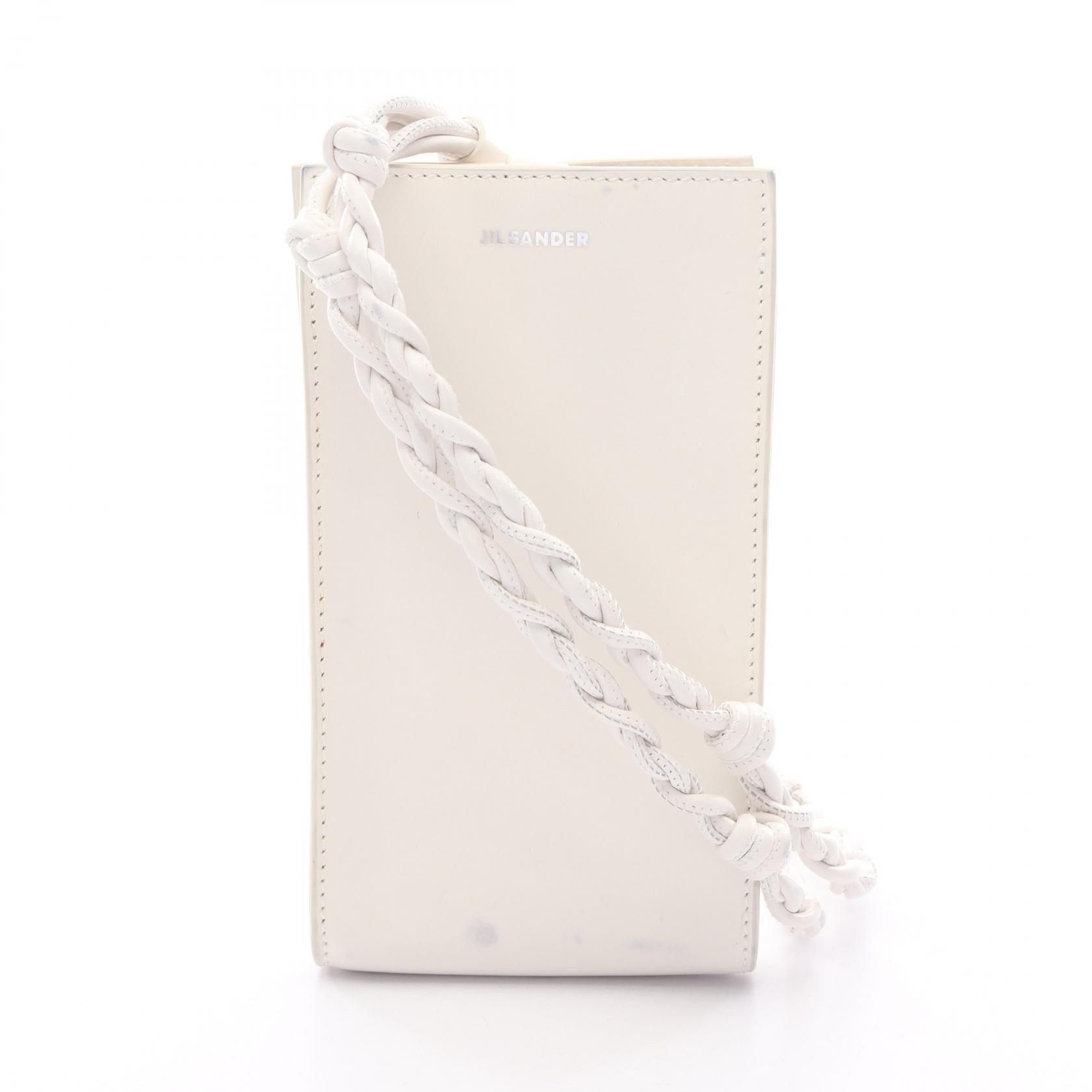 ジルサンダー TANGLE レザーショルダーバッグ
