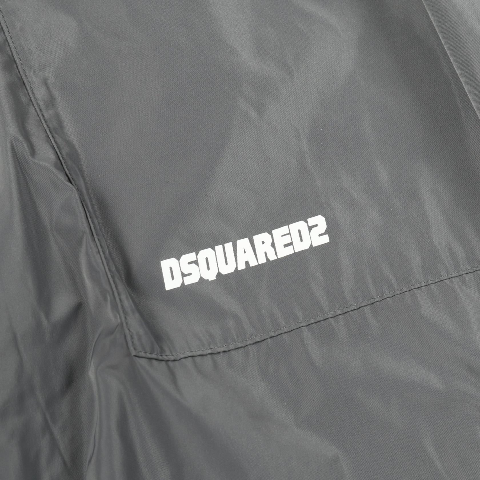 ディースクエアード Track pants in techno fabric ポリエステルパンツ
