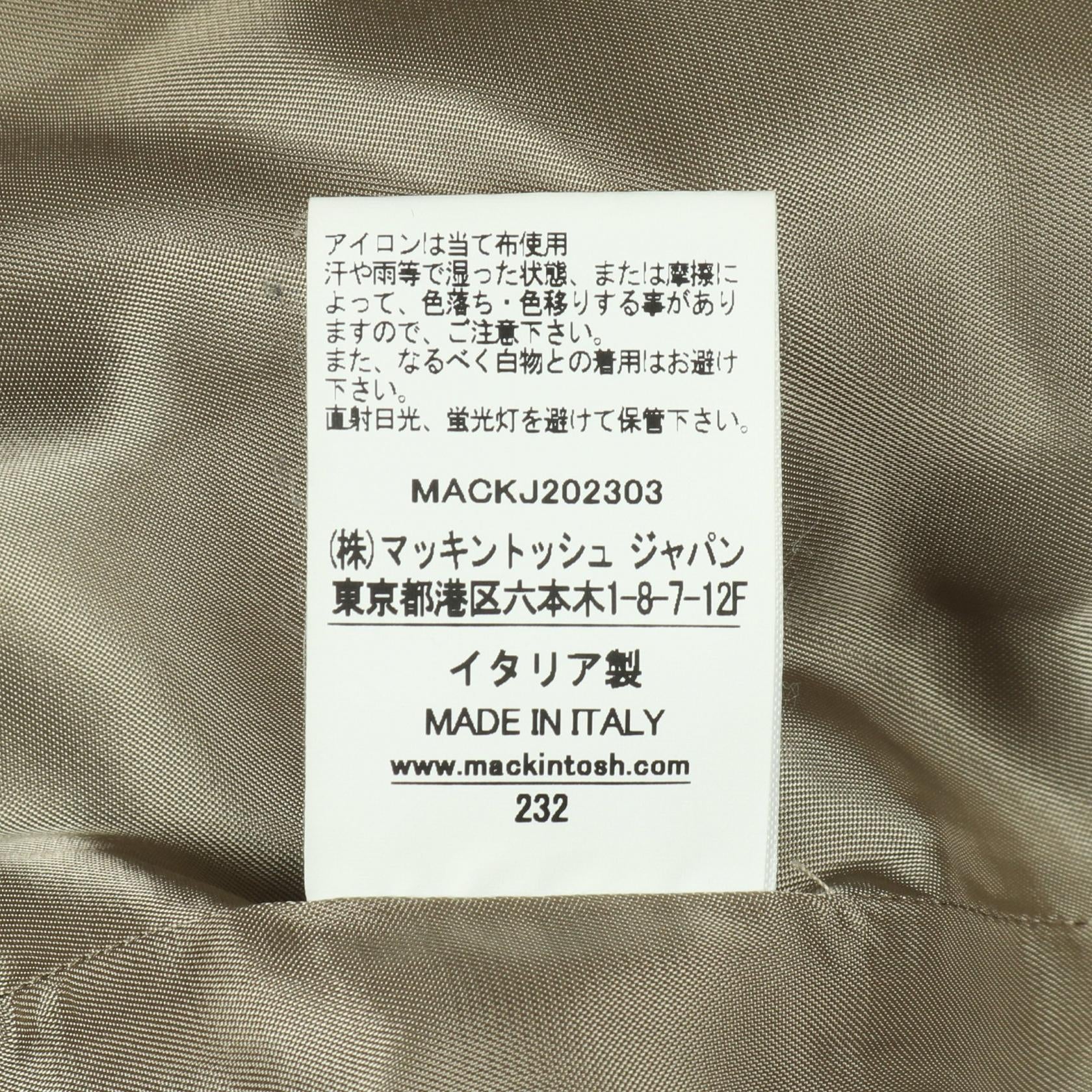 マッキントッシュ ポリエステルコート