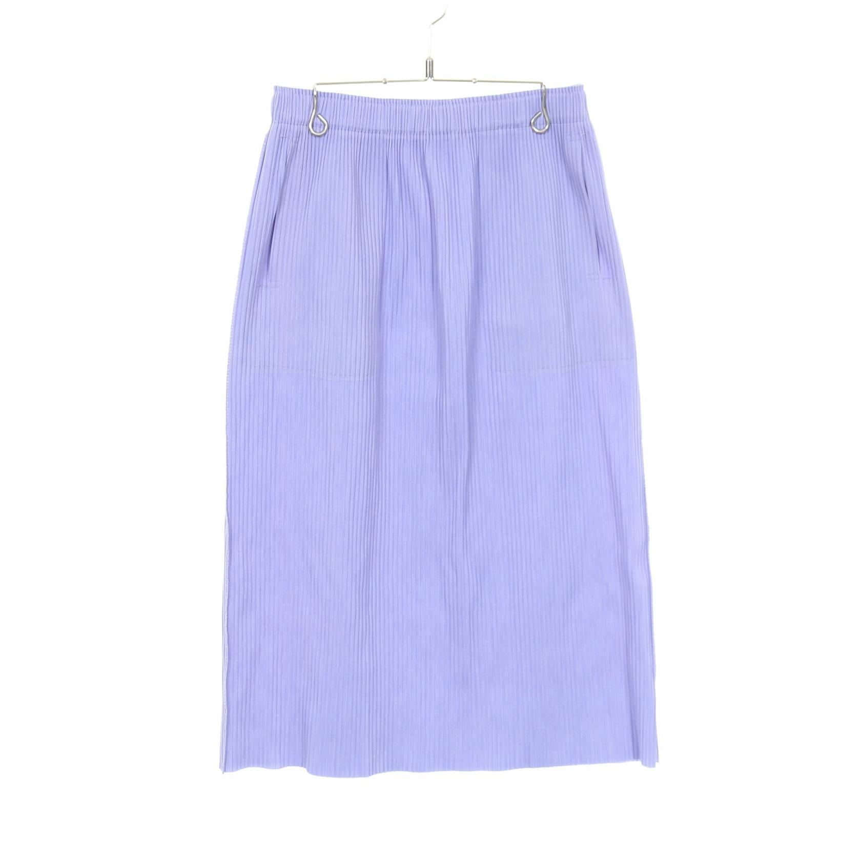 ミーイッセイミヤケ Mix Fine Knit Pleats Bottom ポリエステルスカート