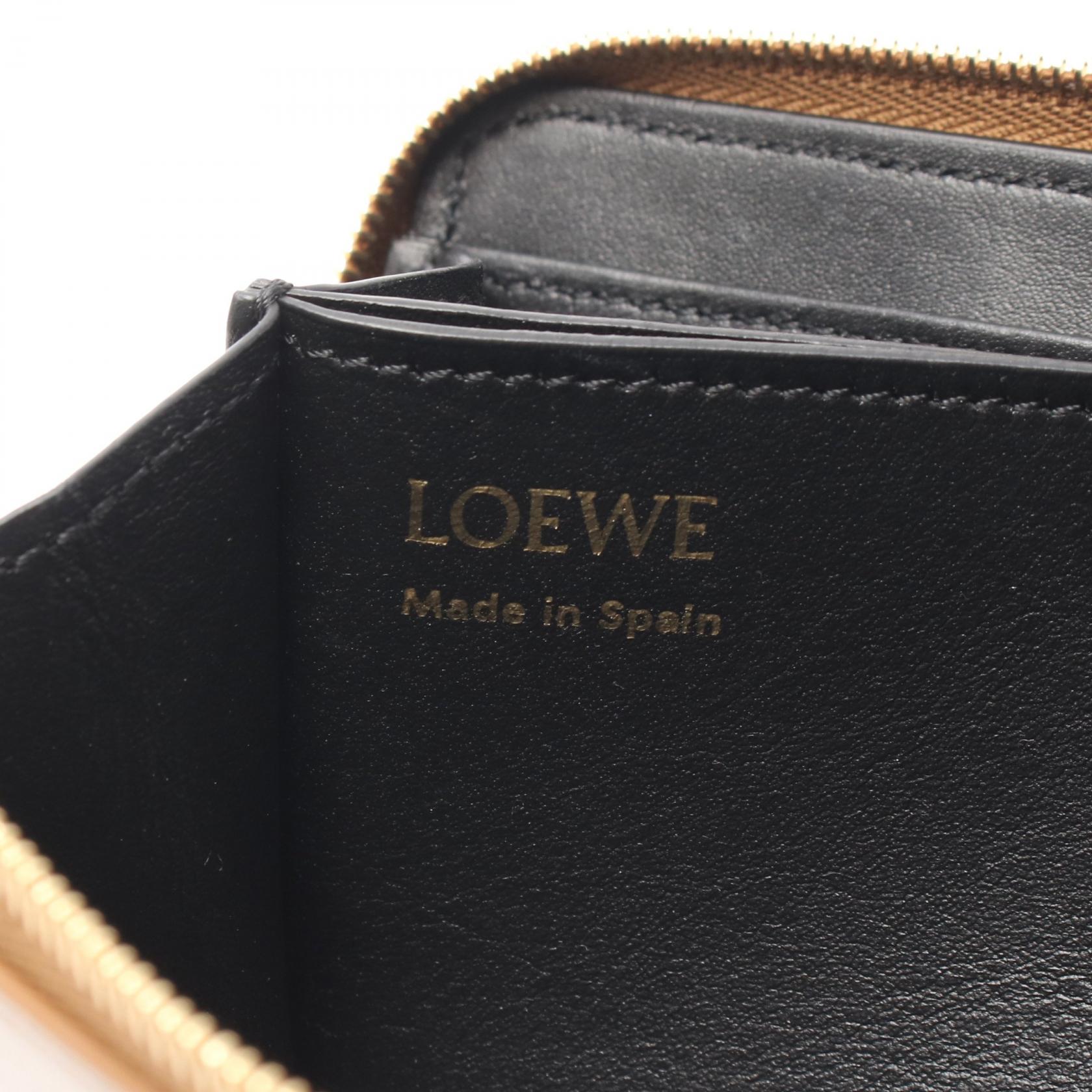 ロエベ Knot レザー長財布