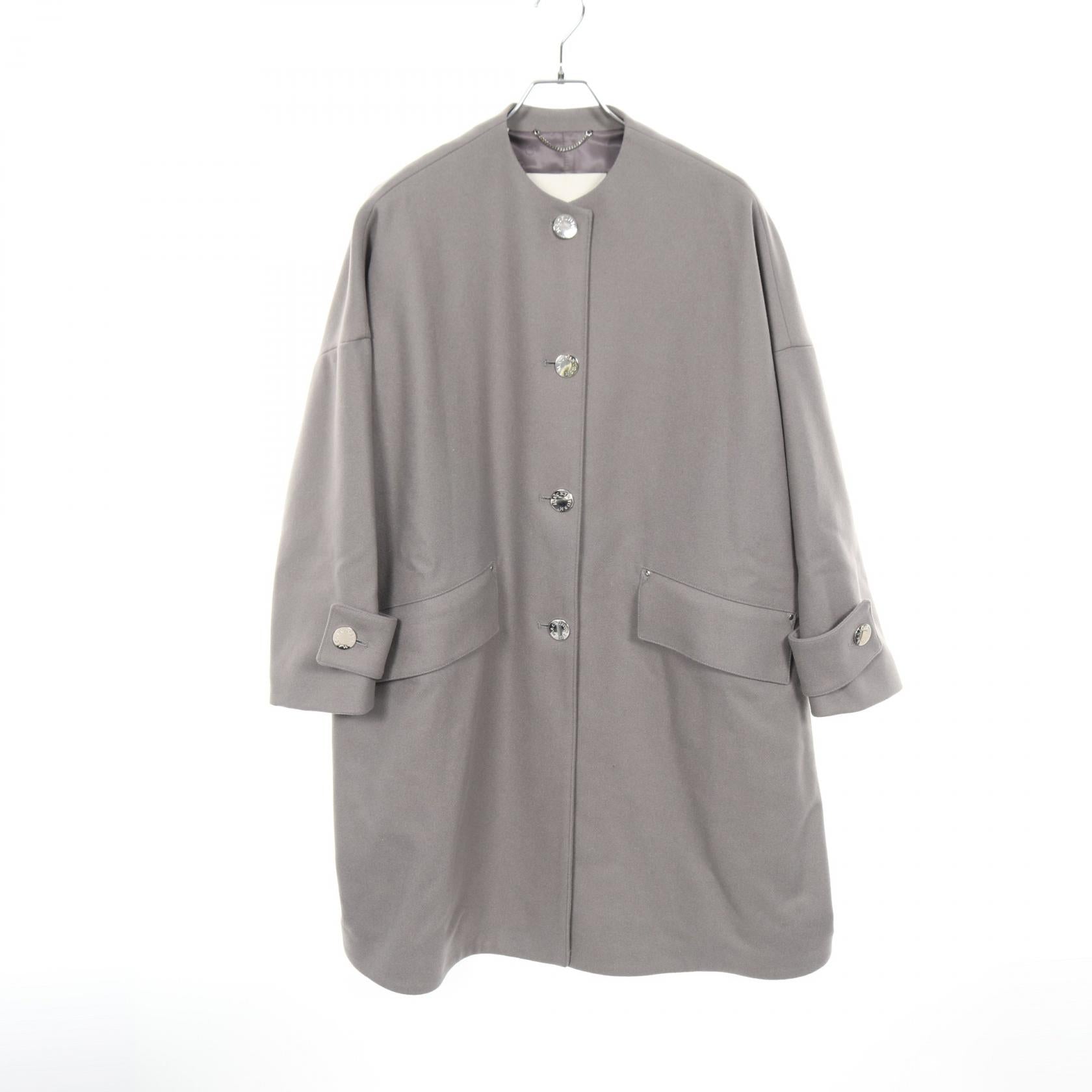 マッキントッシュ HUMBIE NO COLLAR COCOON ウールコート