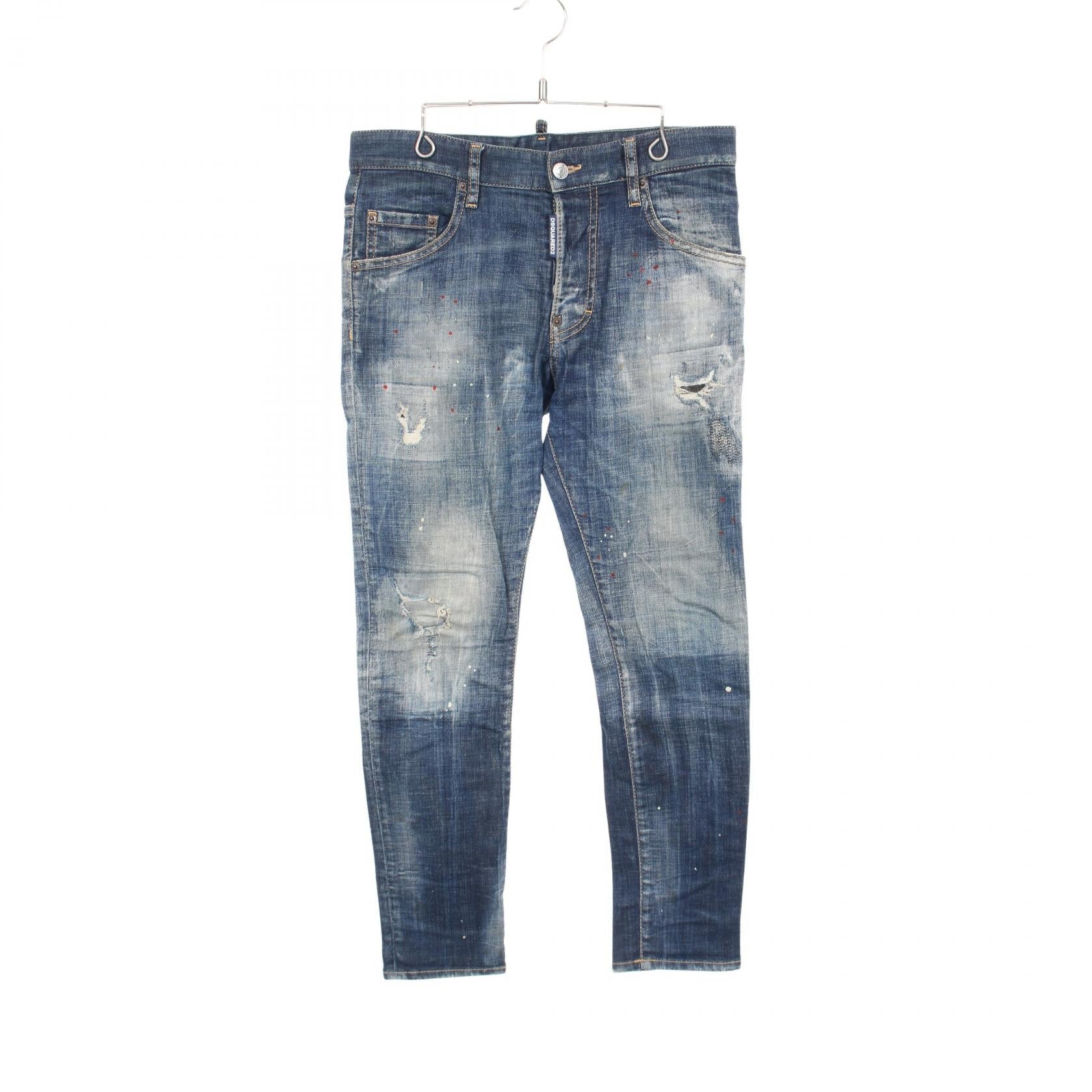 ディースクエアード SKATER JEAN コットンデニムパンツ