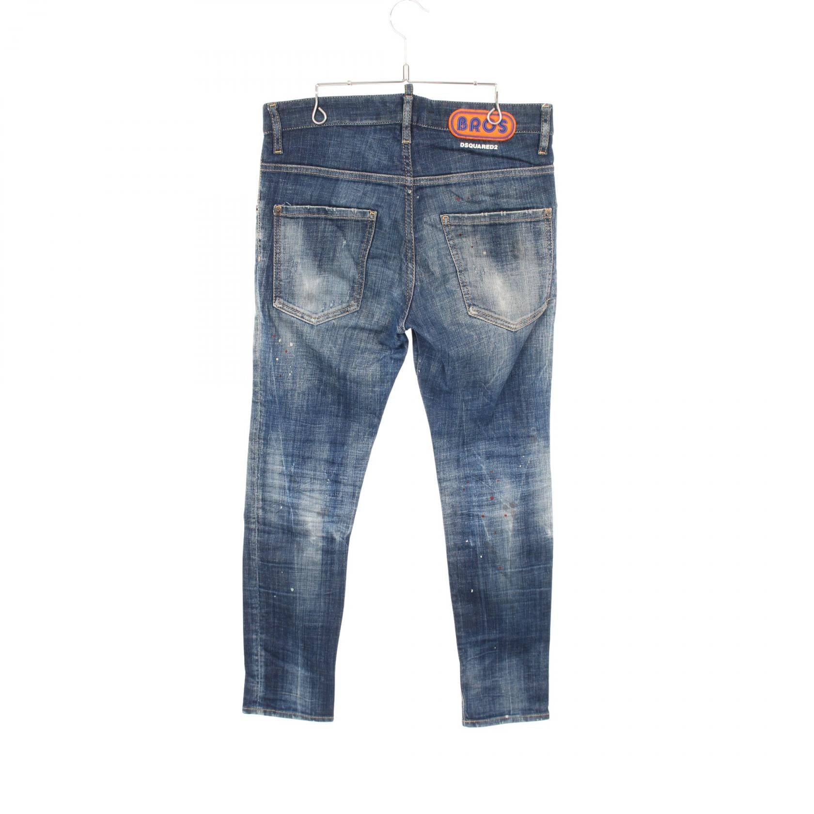 ディースクエアード SKATER JEAN コットンデニムパンツ