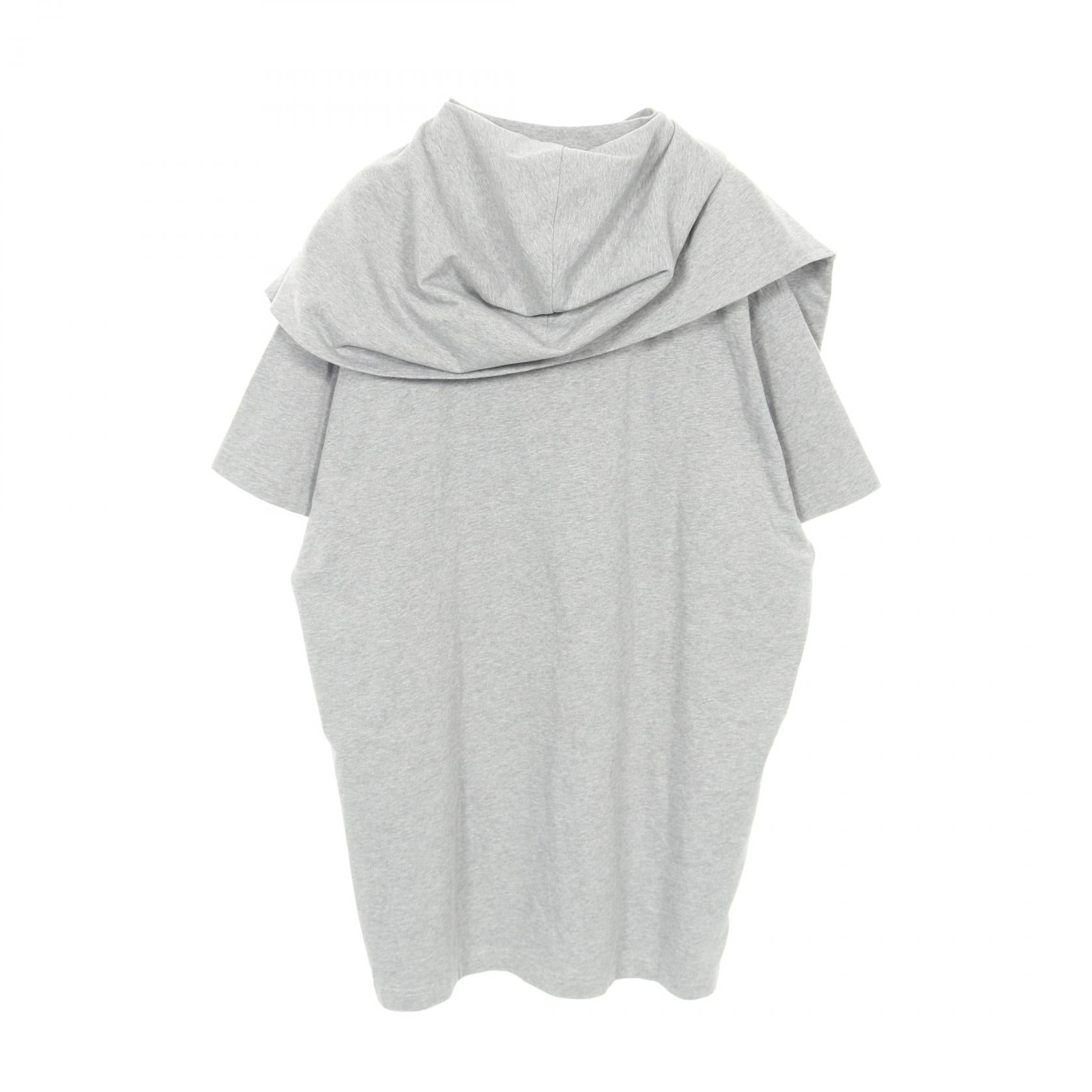 バレンシアガ Incognito Hooded Layered T-Shirt コットン半袖Tシャツ