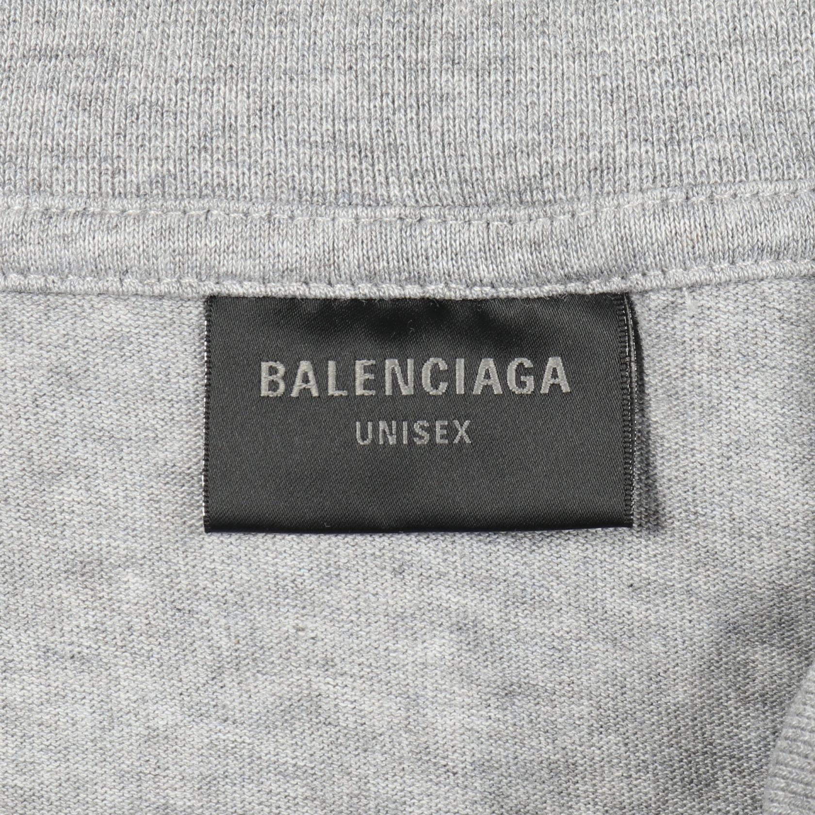 バレンシアガ Incognito Hooded Layered T-Shirt コットン半袖Tシャツ