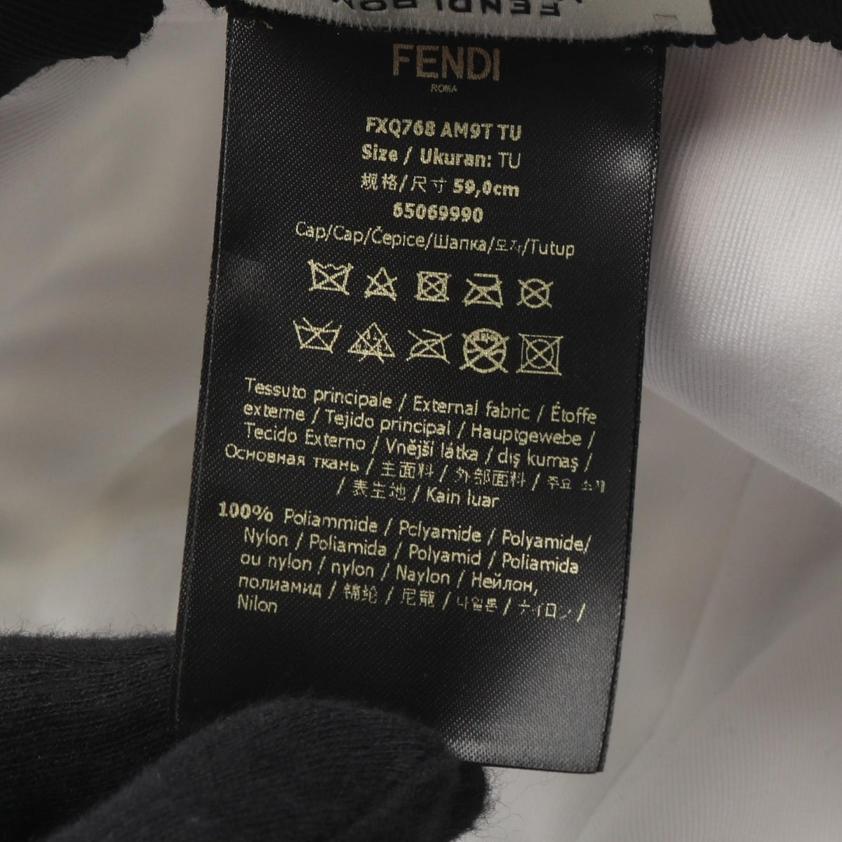 フェンディ FENDI×MARC JACOBS ナイロンキャップ