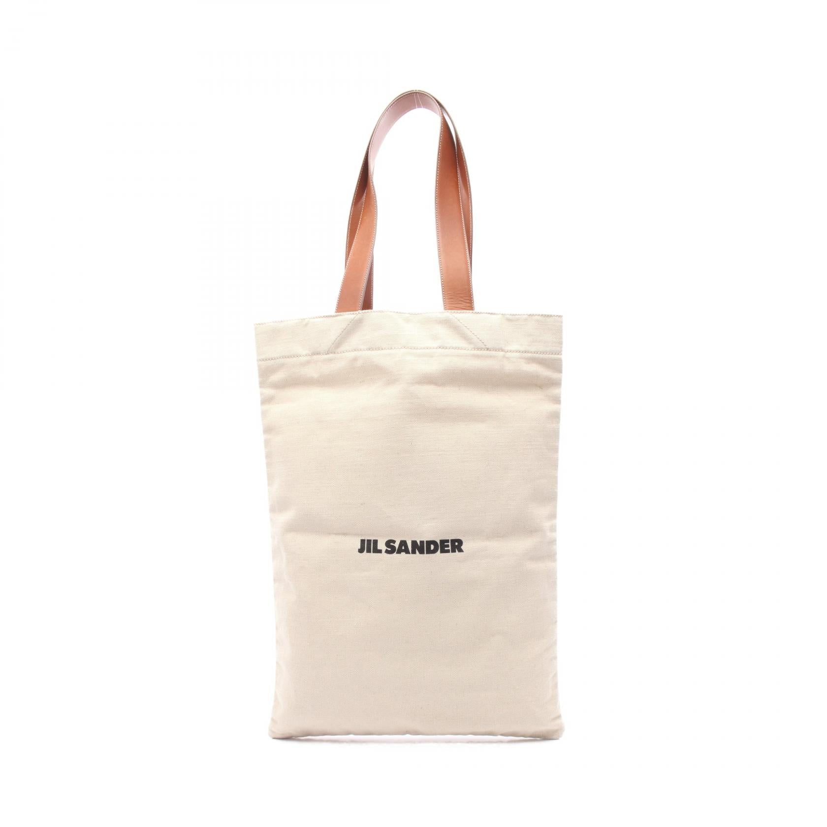 ジルサンダー FLAT SHOPPER レザートートバッグ