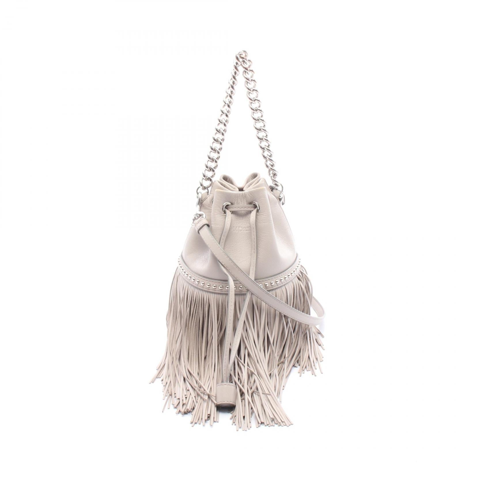 ジェイアンドエムデヴィッドソン FRINGE CARNIVAL MINI レザーハンドバッグ
