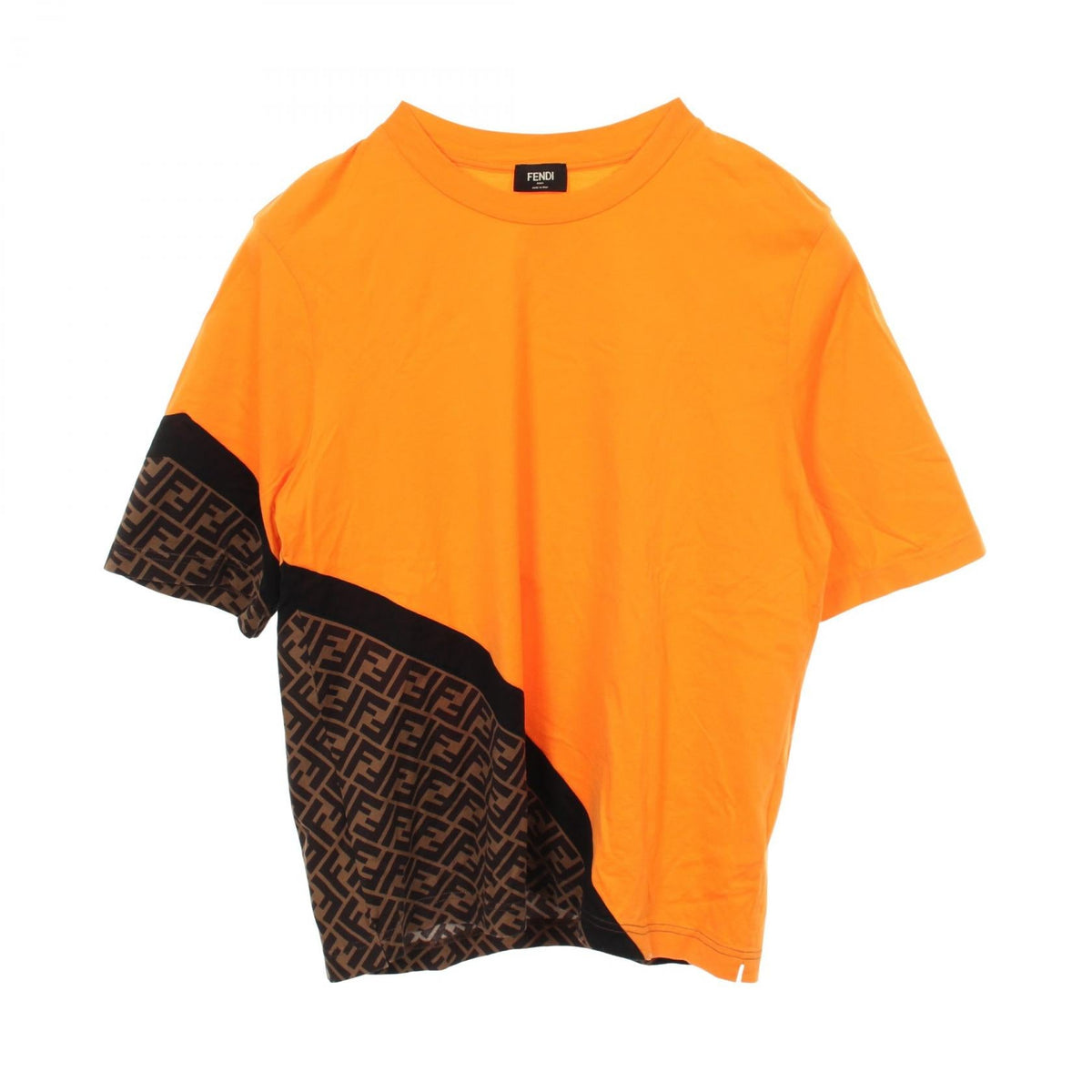 フェンディ コットン半袖Tシャツ