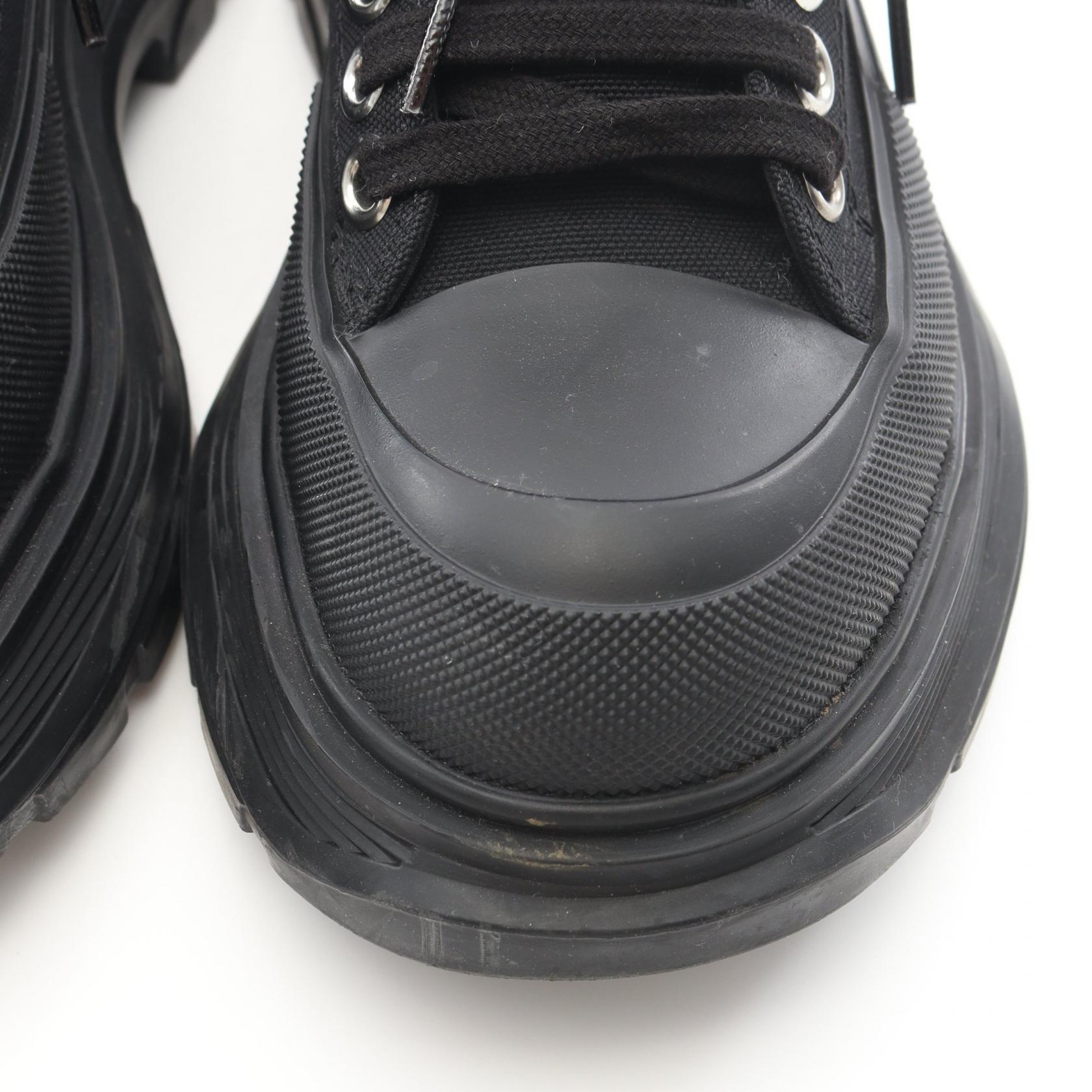 アレキサンダーマックイーン TREAD SLICK キャンバス ラバー スニーカー