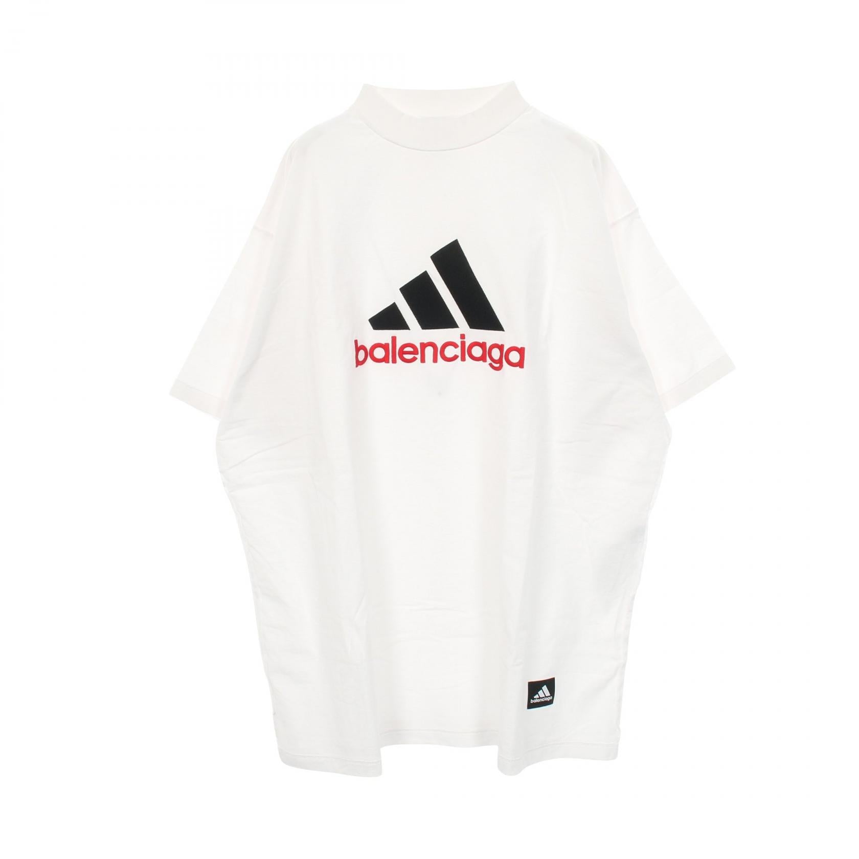 バレンシアガ × adidas コットン 半袖Tシャツ