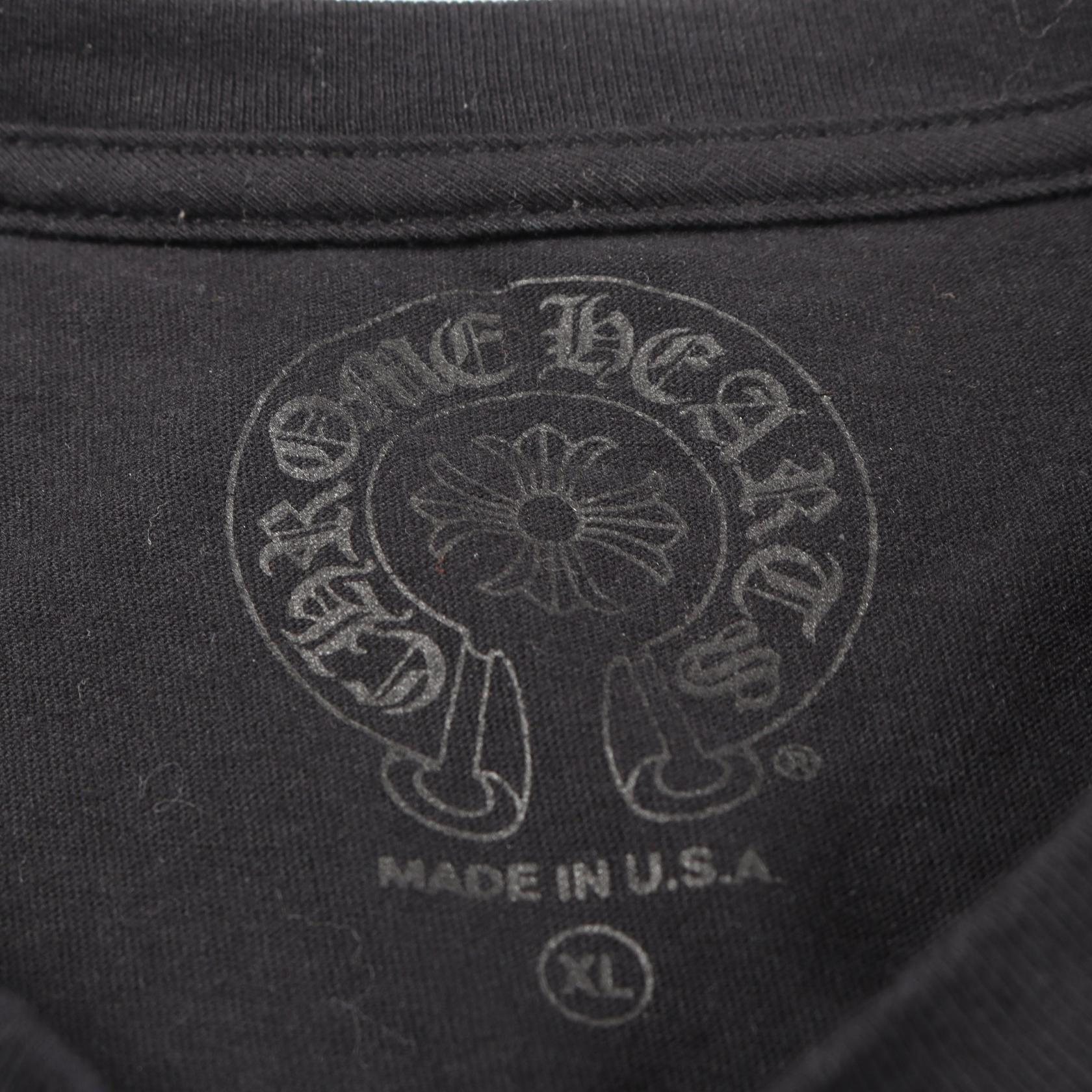 クロムハーツ Las Vegas Horseshoe コットン長袖Tシャツ
