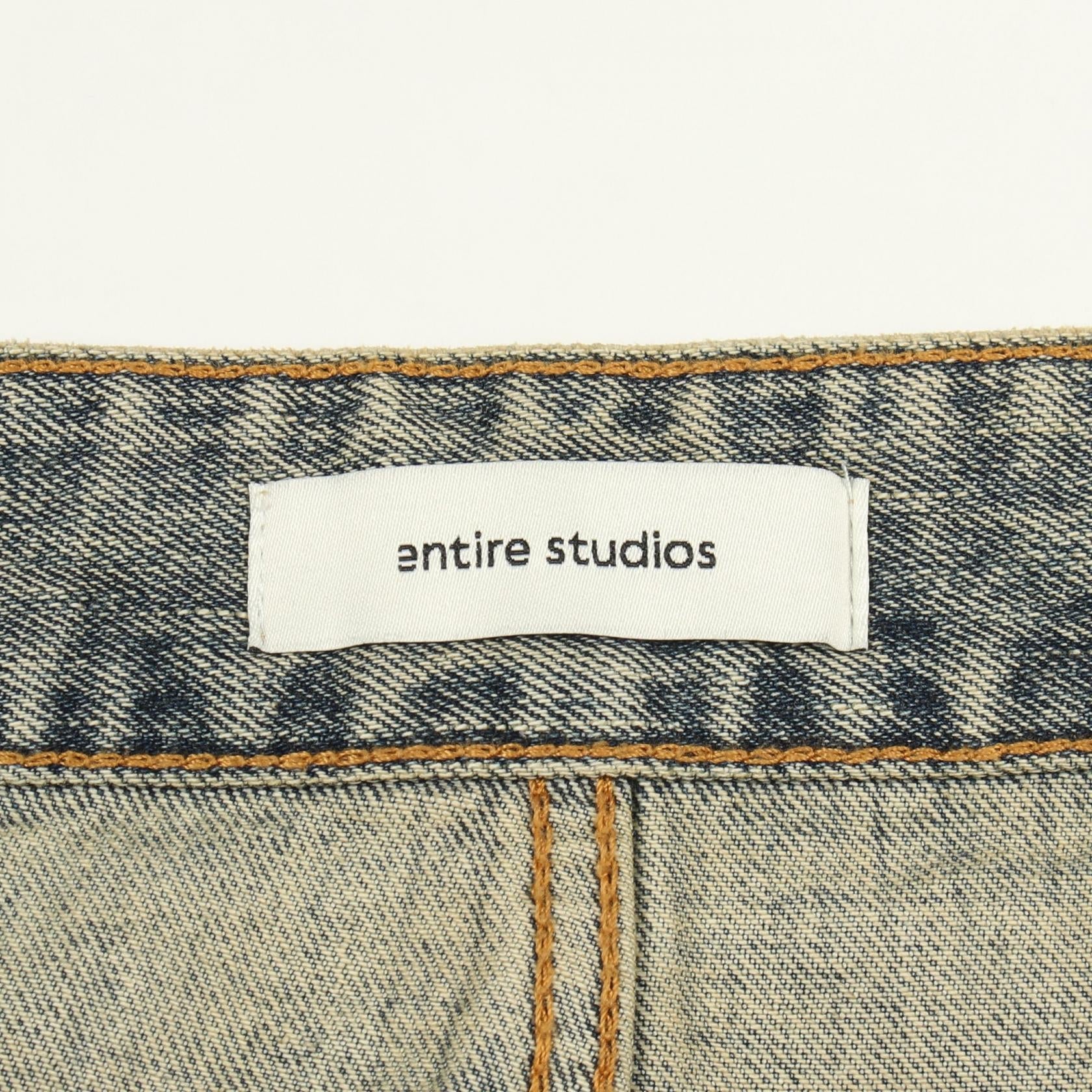 エンタイアスタジオ GEM JEANS コットンデニムパンツ