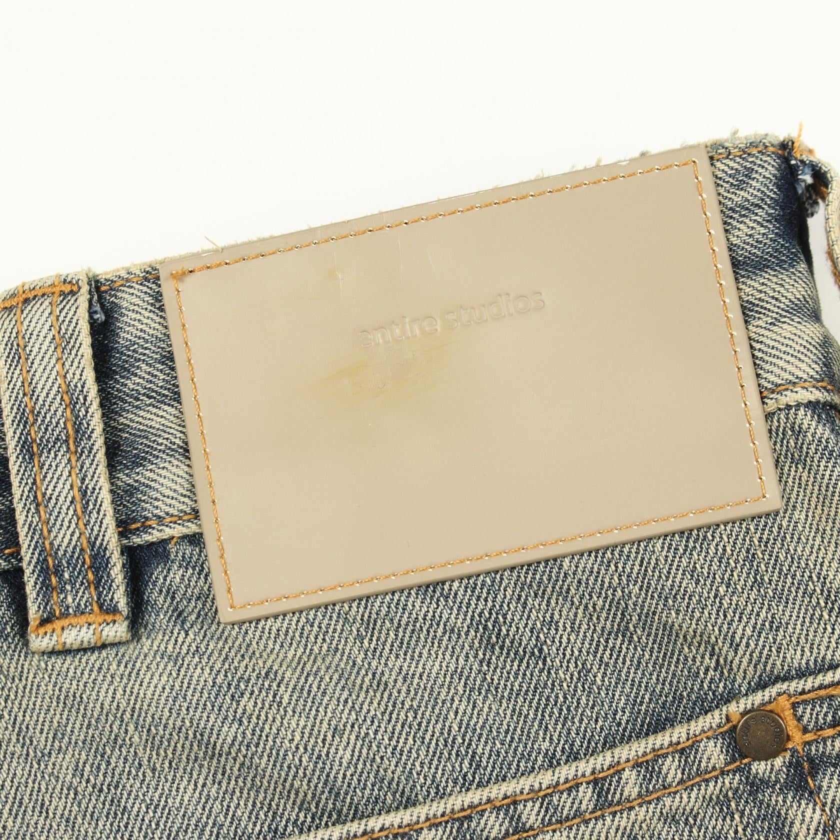 エンタイアスタジオ GEM JEANS コットンデニムパンツ