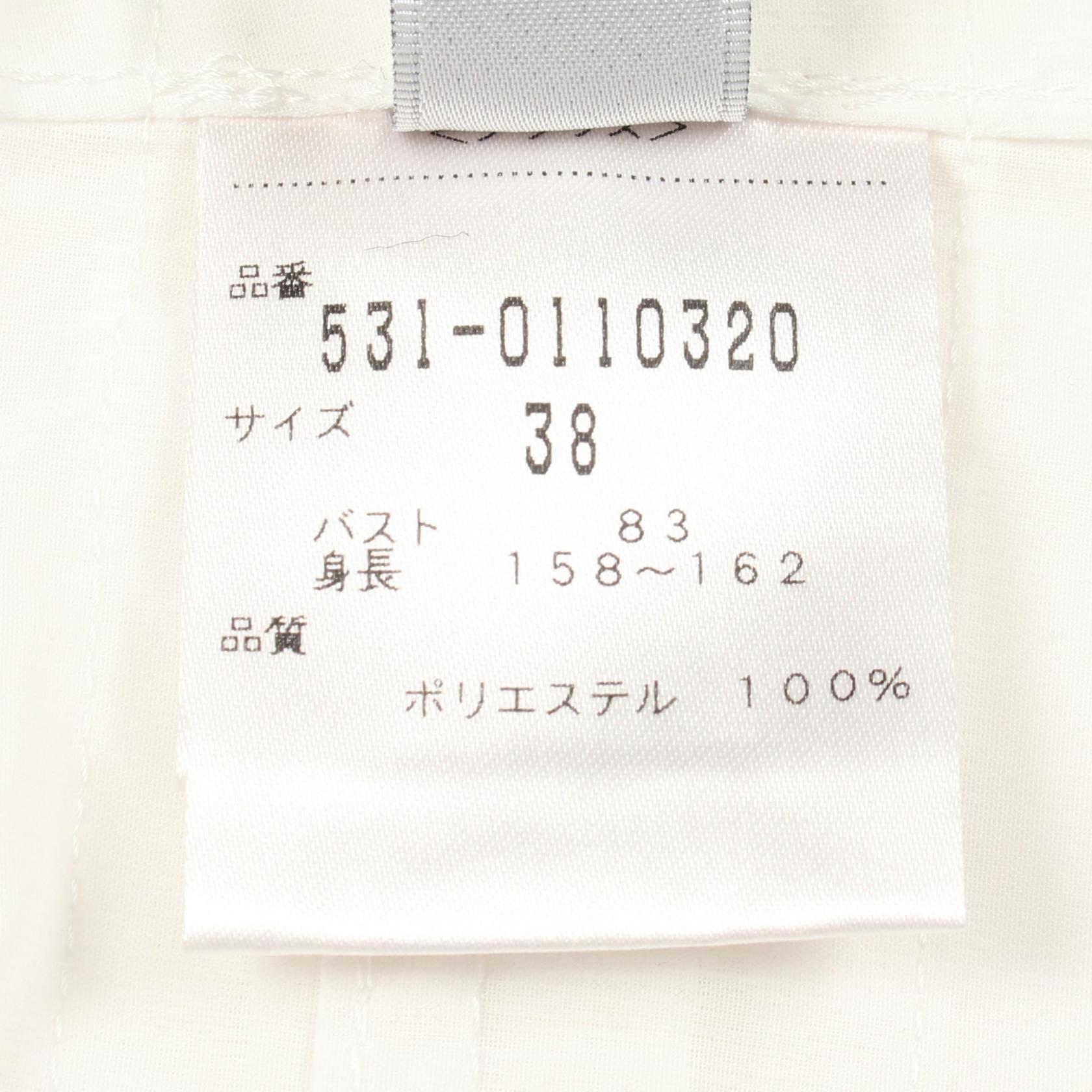 アドーア ハイツイストオーガンリボン ポリエステルブラウス