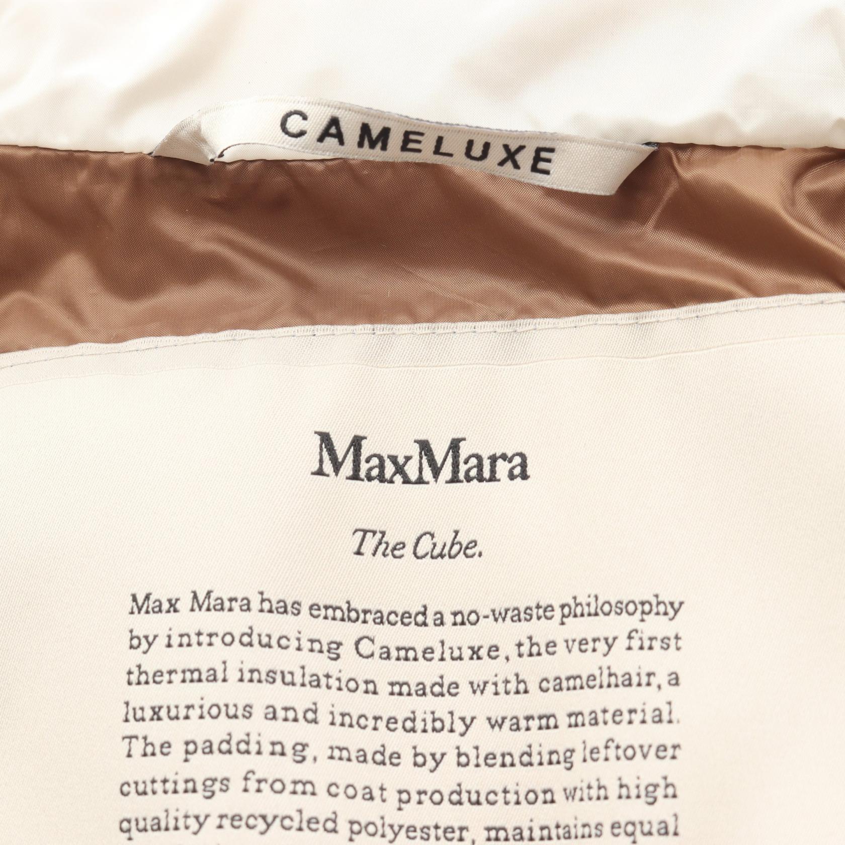 マックスマーラ The Cube CAMELUKE ポリエステルアウター