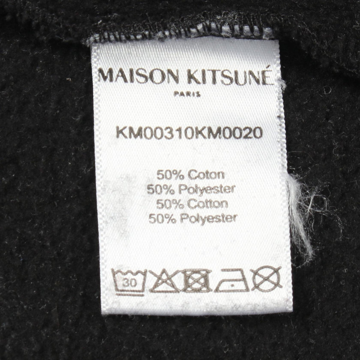 メゾンキツネ CONTOUR FOX PATCH コットンポリエステルスウェット