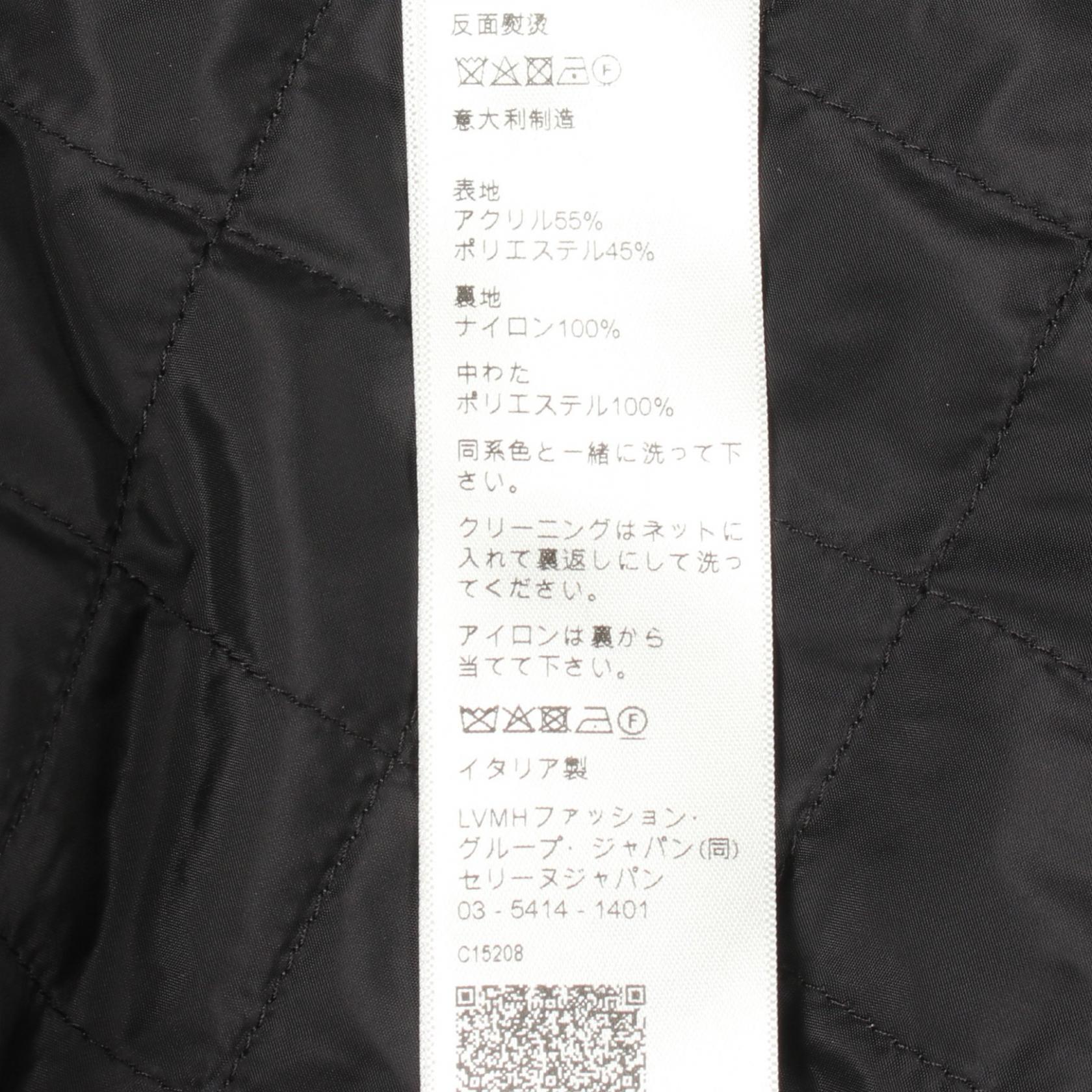 セリーヌ ボアフード付きアウター