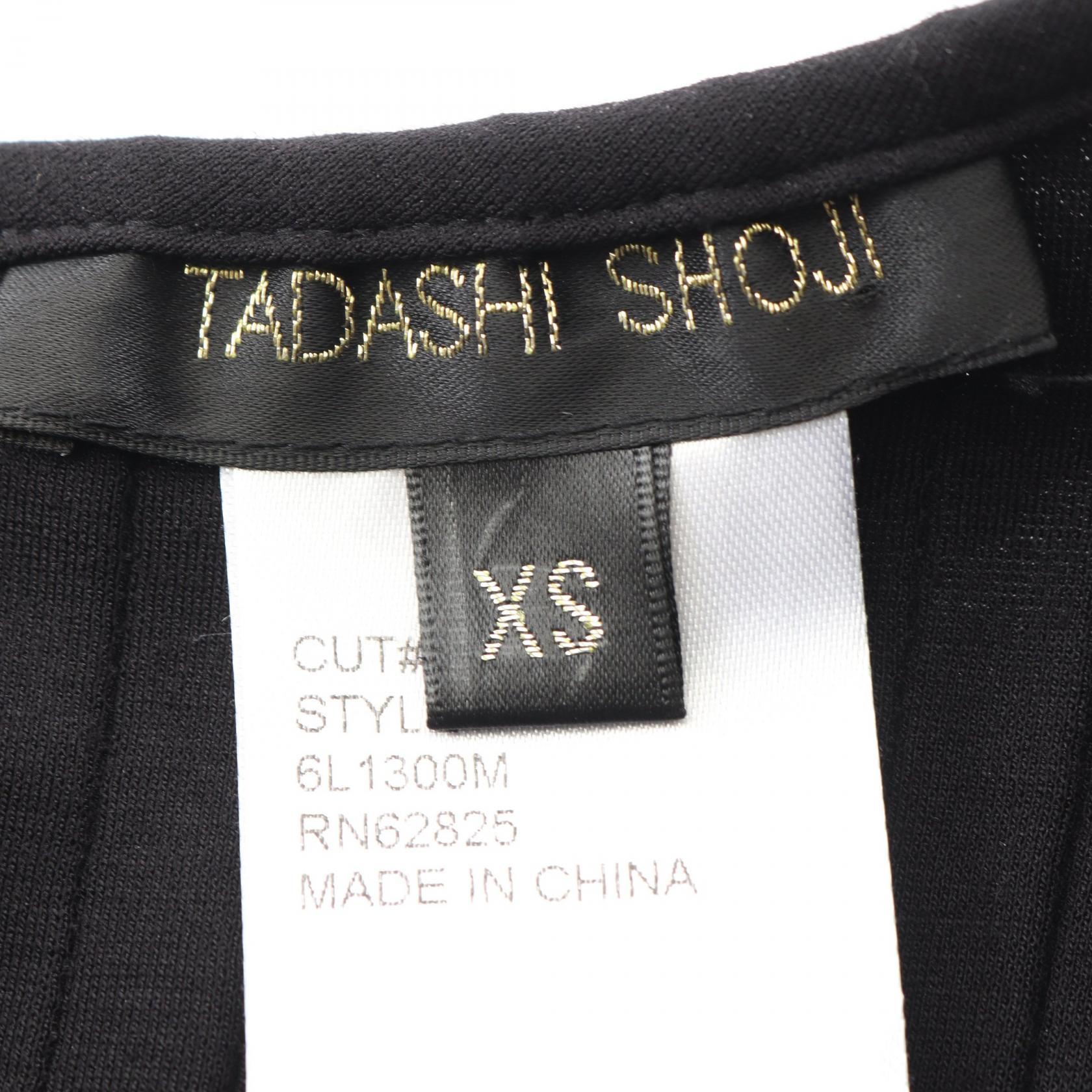 タダシショージ PINTUCK JERSEY LACE PANEL ドレス