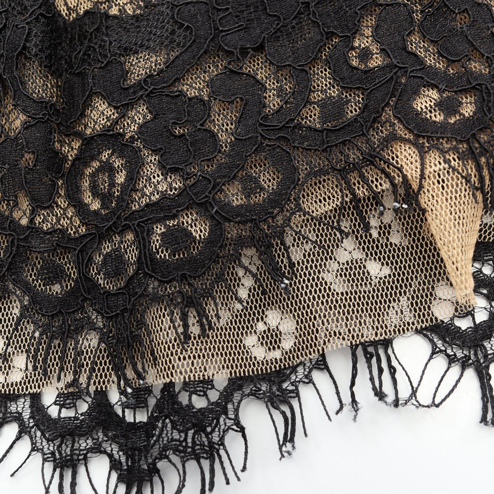 タダシショージ PINTUCK JERSEY LACE PANEL ドレス
