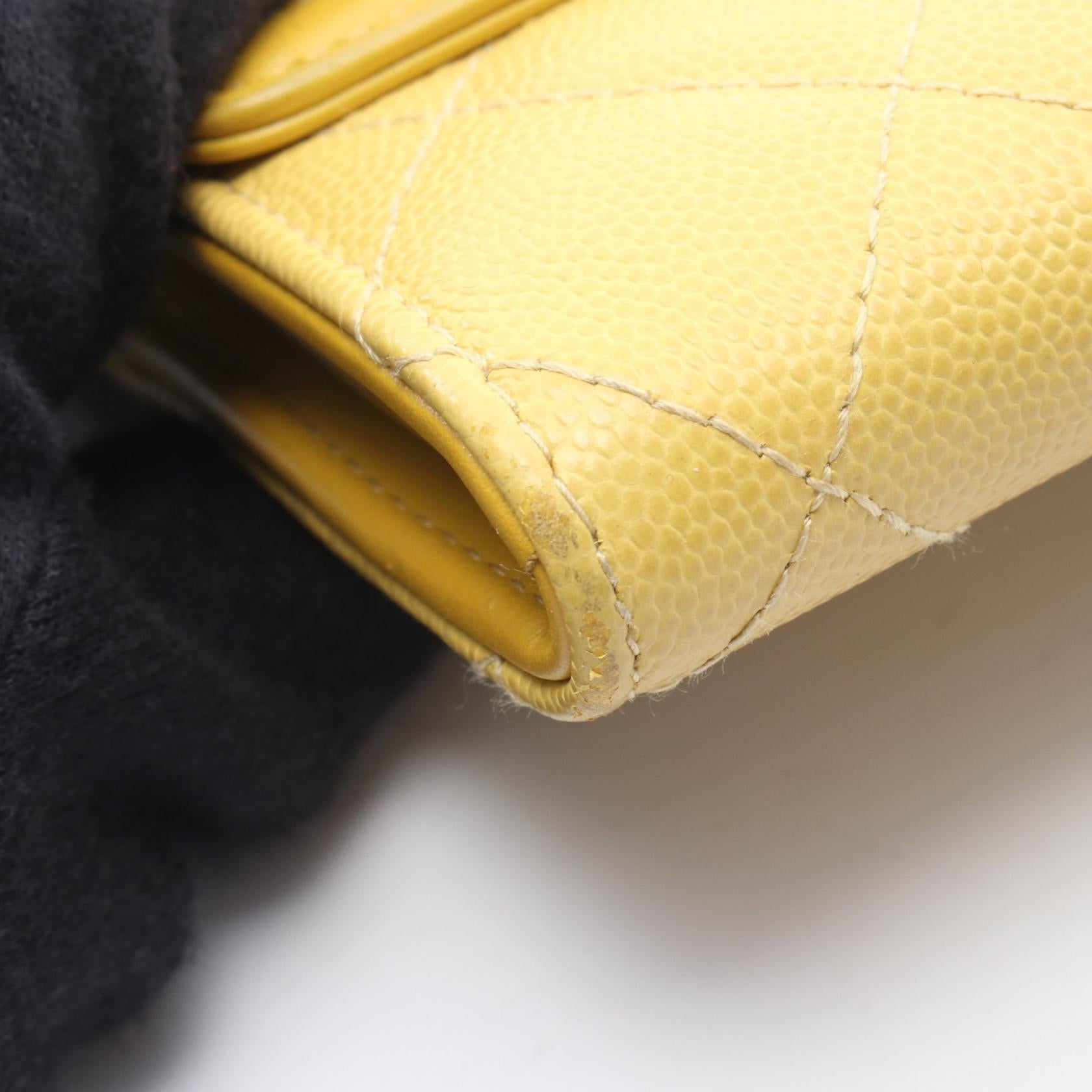 シャネル CCフィリグリー レザー 長財布