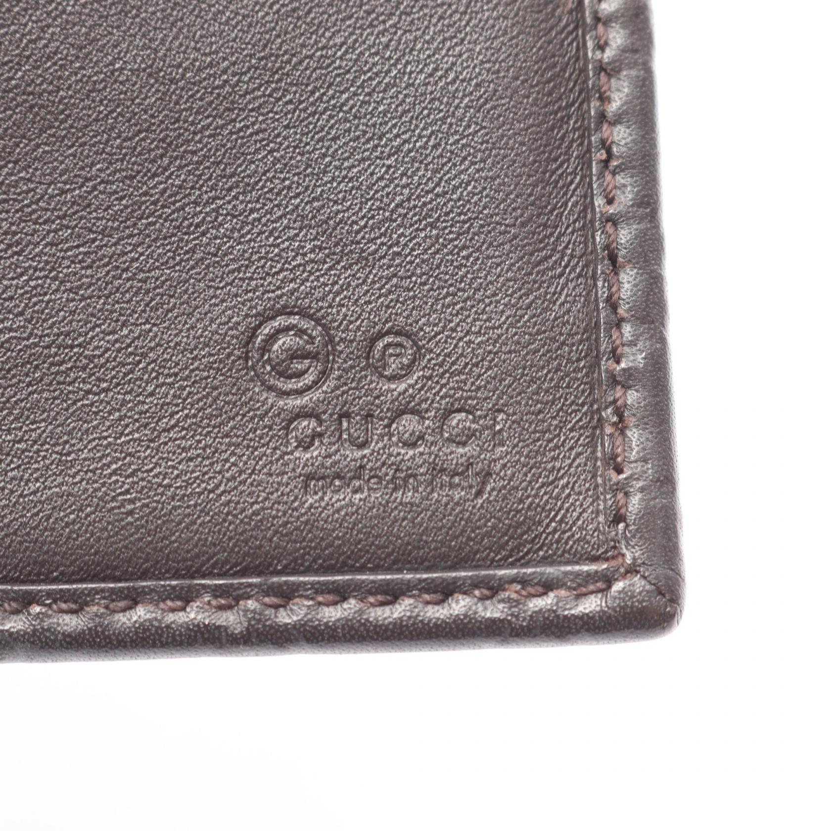 グッチ マイクログッチシマ レザー長財布