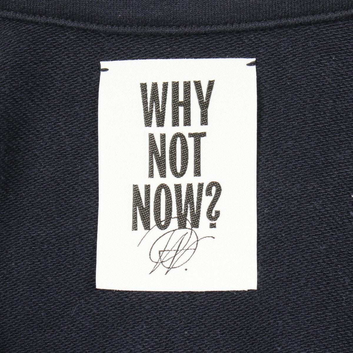 カオス WHY NOT NOW? コットンスウェット