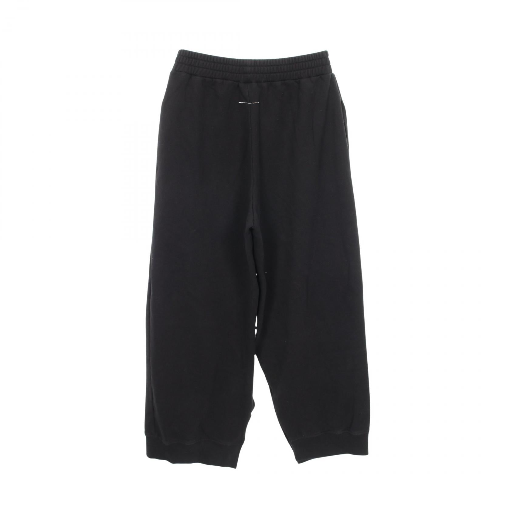 エムエムシックス ダメージ加工スリットコットンパンツ