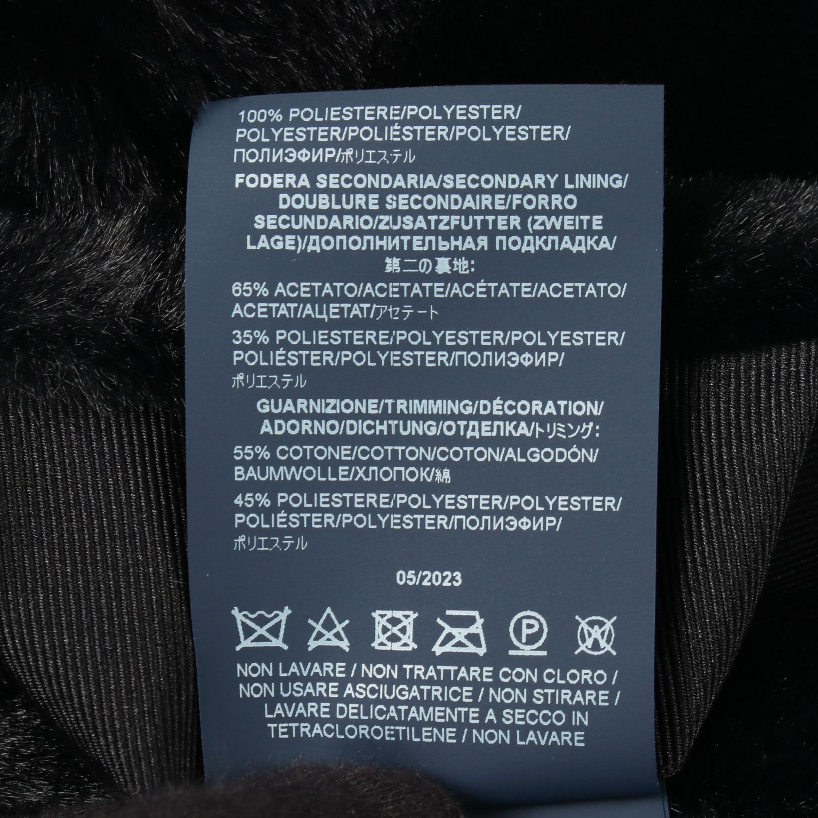 ヘルノ SOFT FAUX FUR ポリエステルコート
