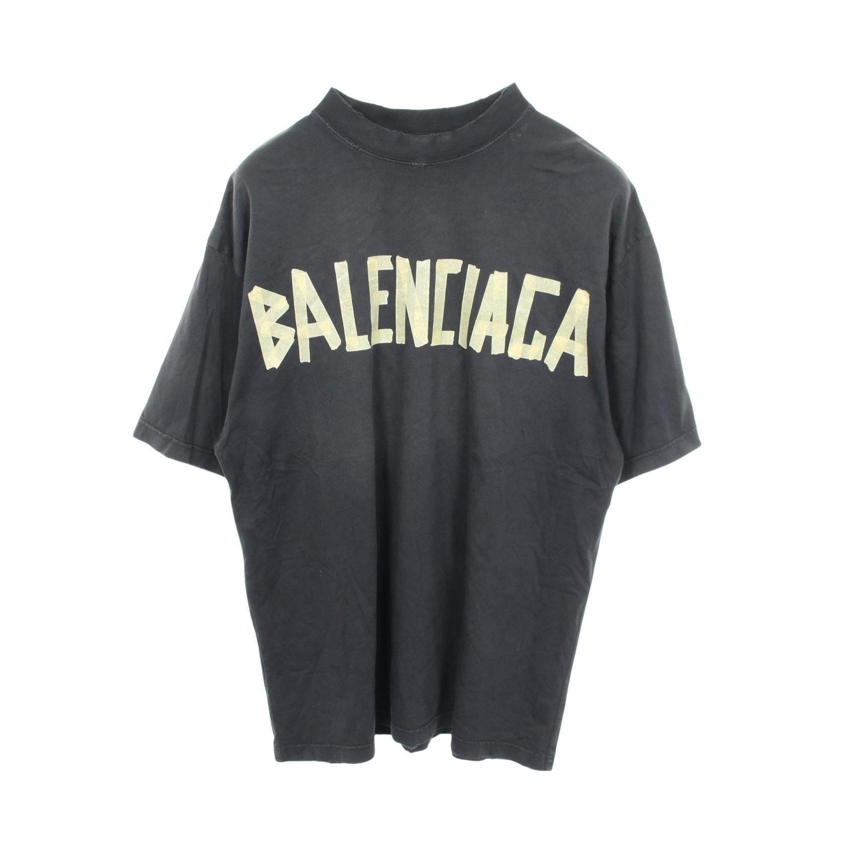 バレンシアガ TAPE TYPE コットン 半袖Tシャツ