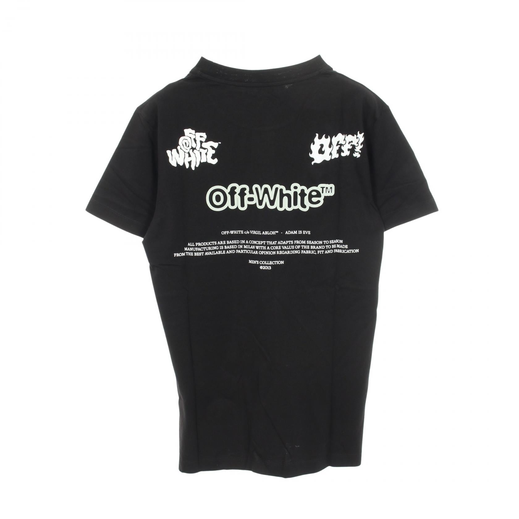 オフホワイト コットンTシャツ