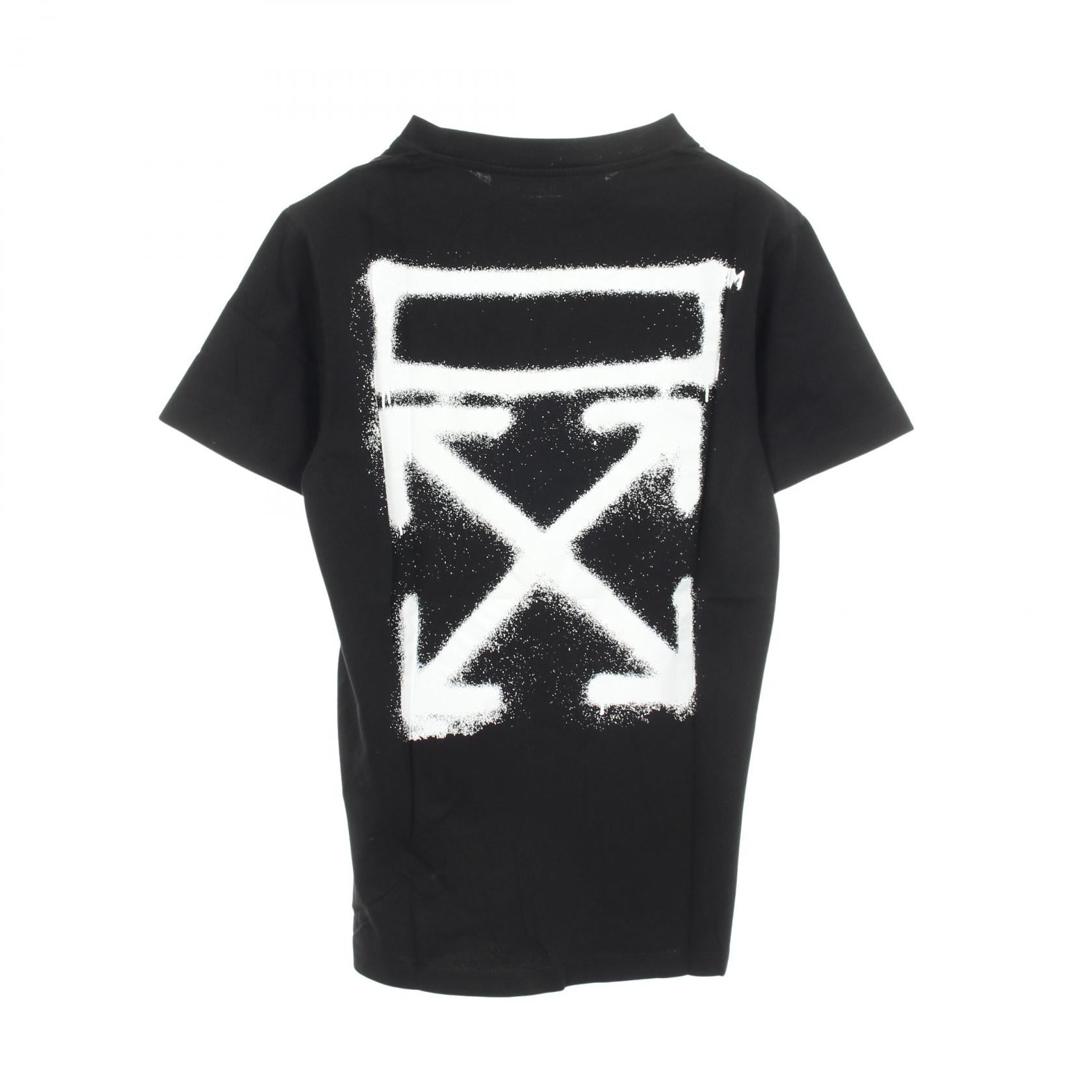 オフホワイト コットン 半袖Tシャツ