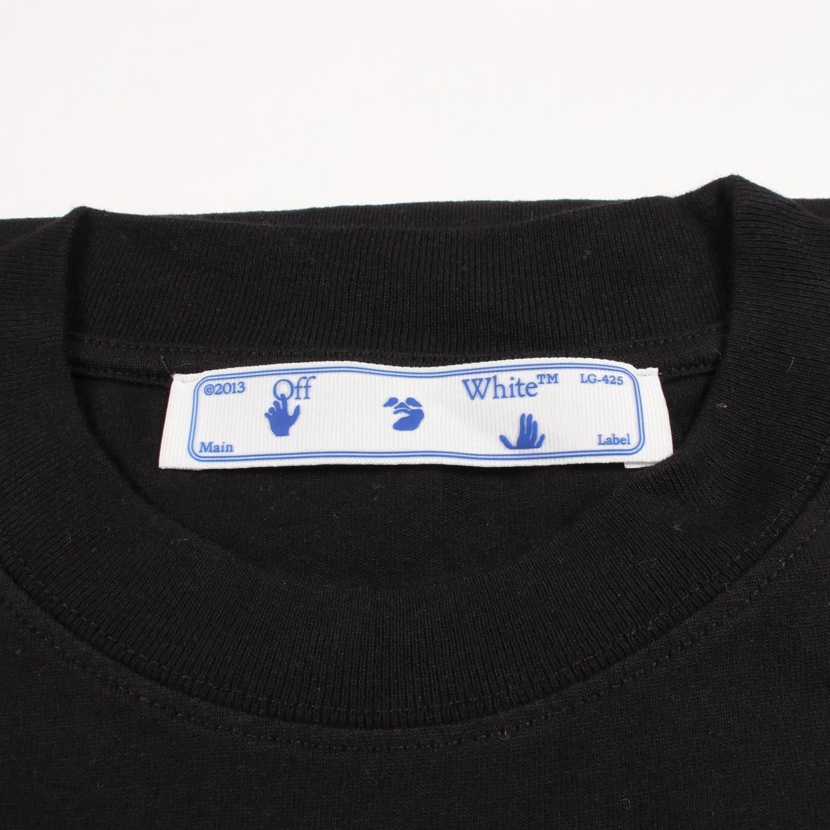オフホワイト CARAVAGGIO S OVER TEE コットン 半袖Tシャツ